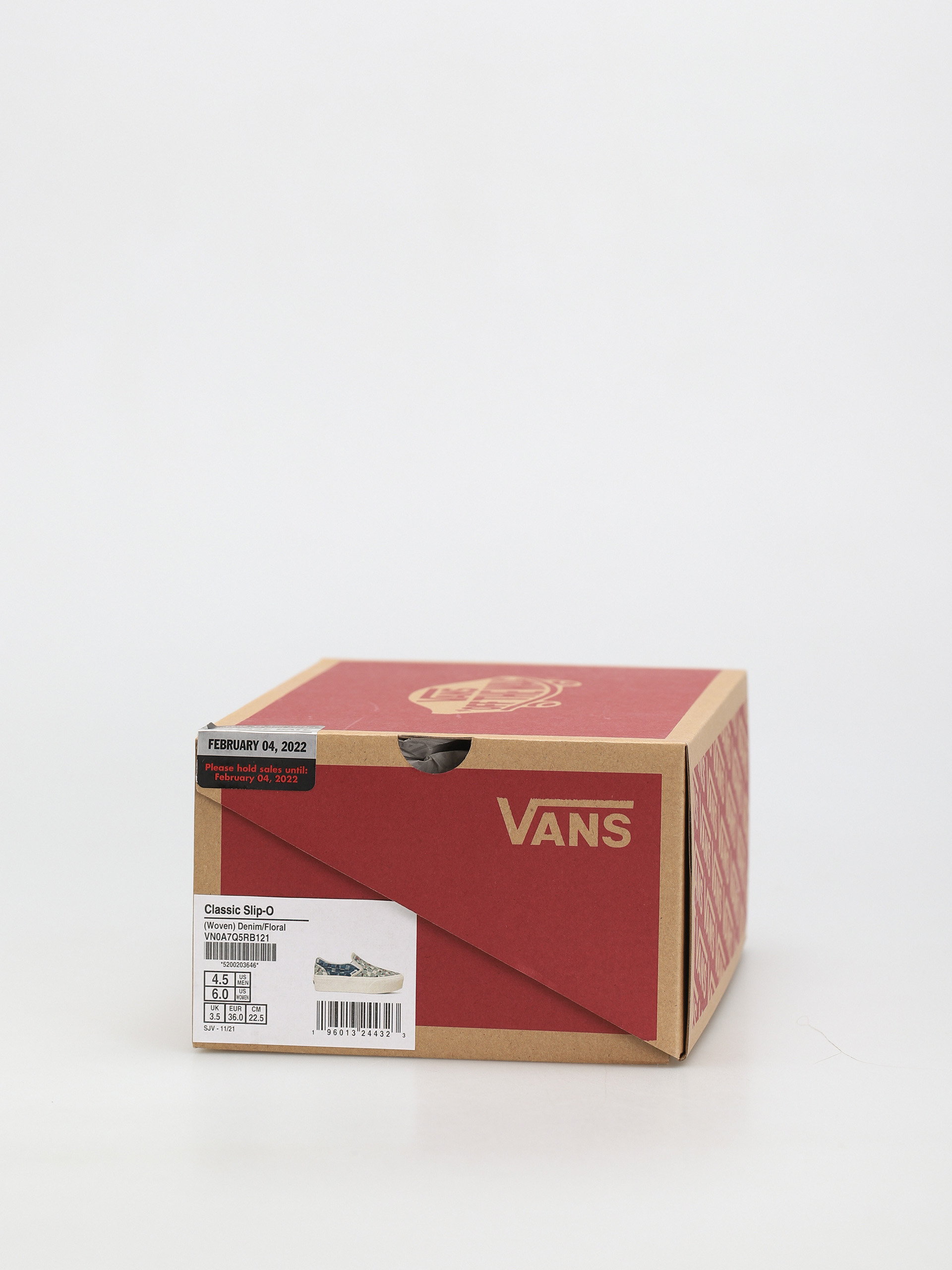 Vans Classic Slip On Stackform Shoes (woven/denim/floral)