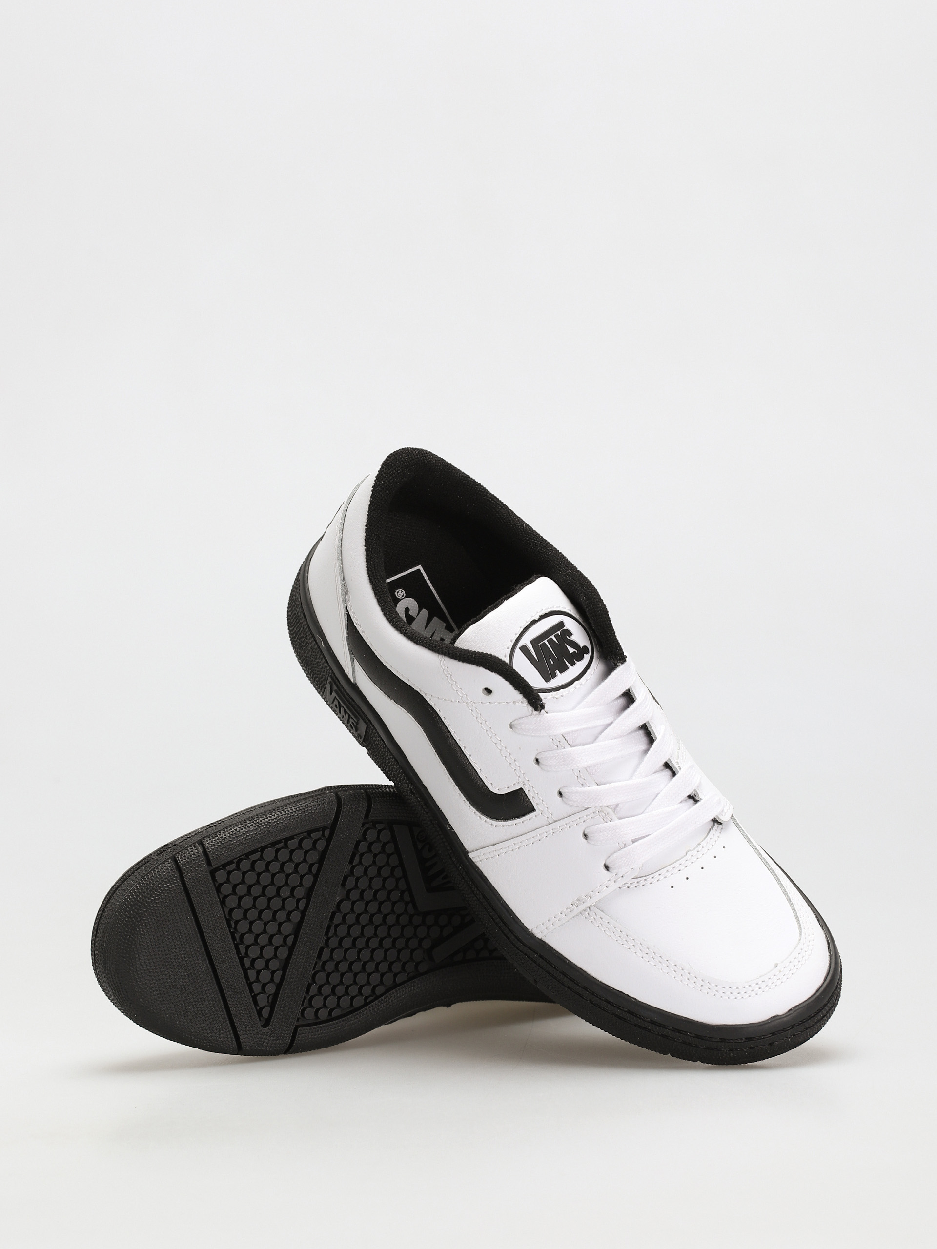 Vans Fairlane Shoes (leather/true white/black)