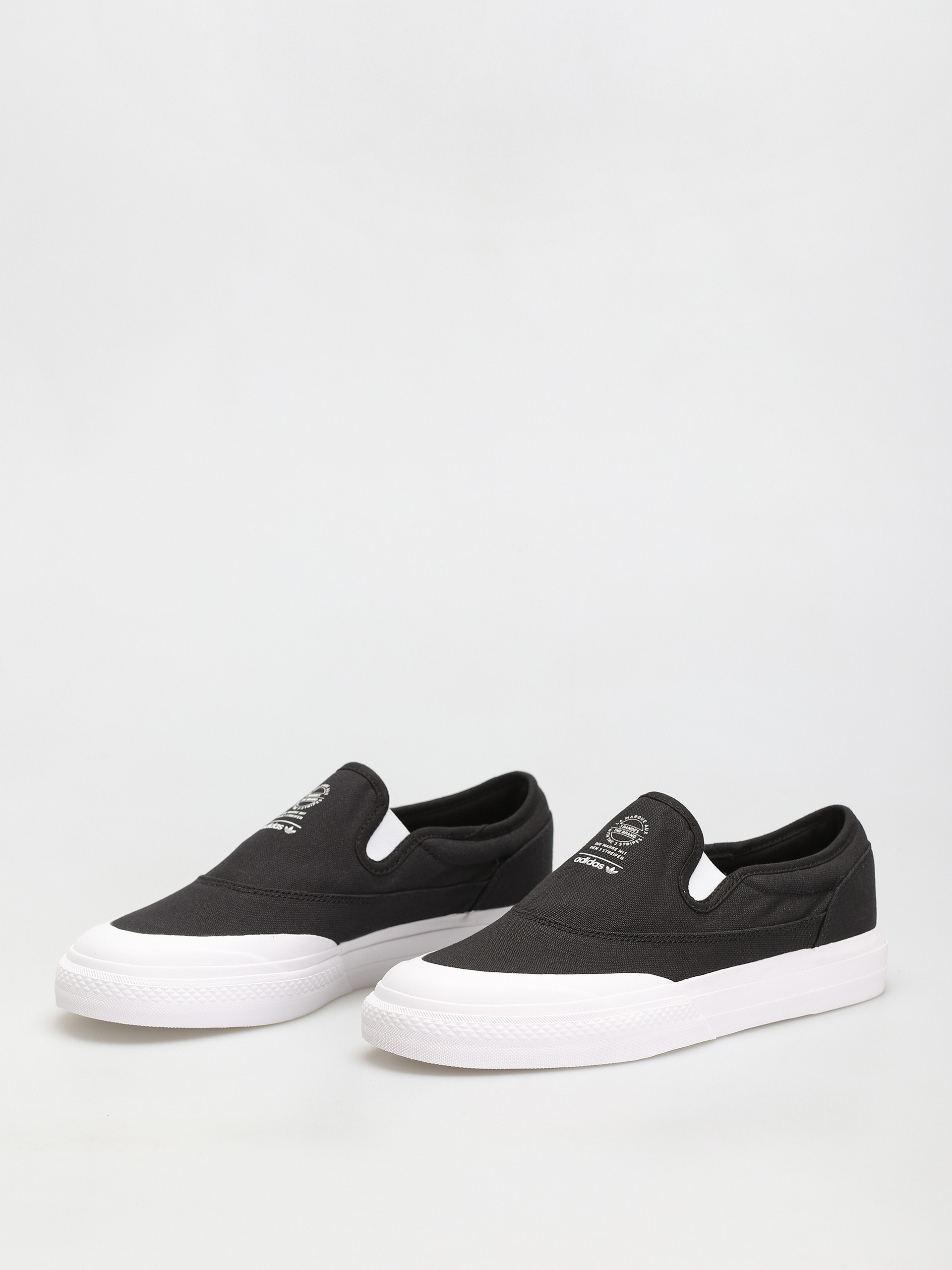 adidas Originals Nizza Rf Slip Shoes (cblack/cblack/ftwwht)
