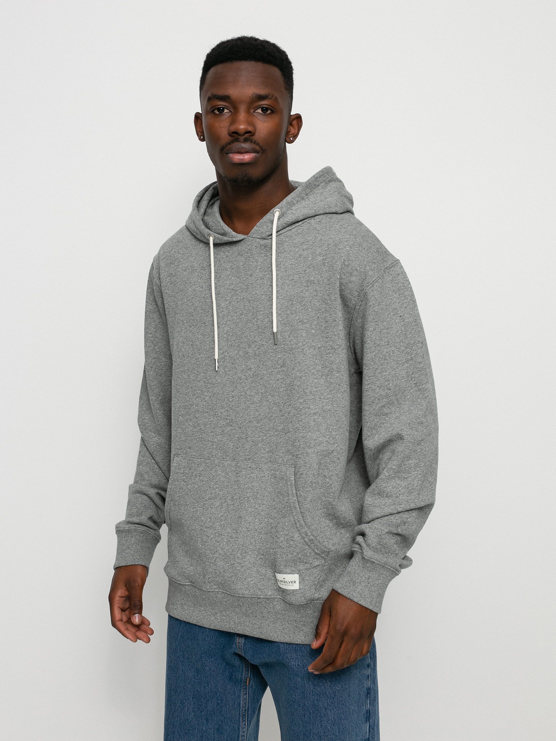 Quiksilver Essentials Terry HD Hoodie (light grey heather)