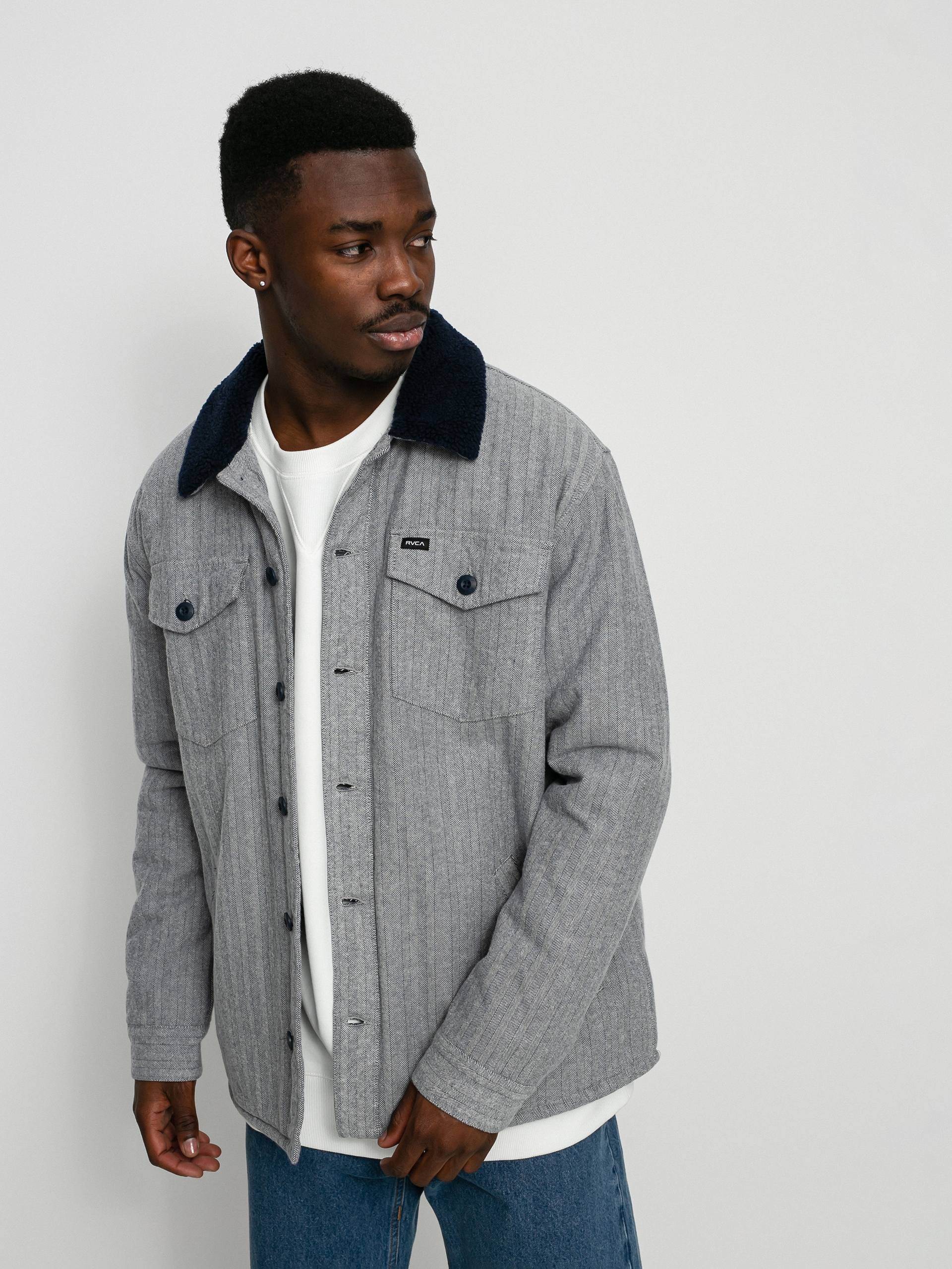 RVCA Benny Shirt Jacket Shirt (moody blue)