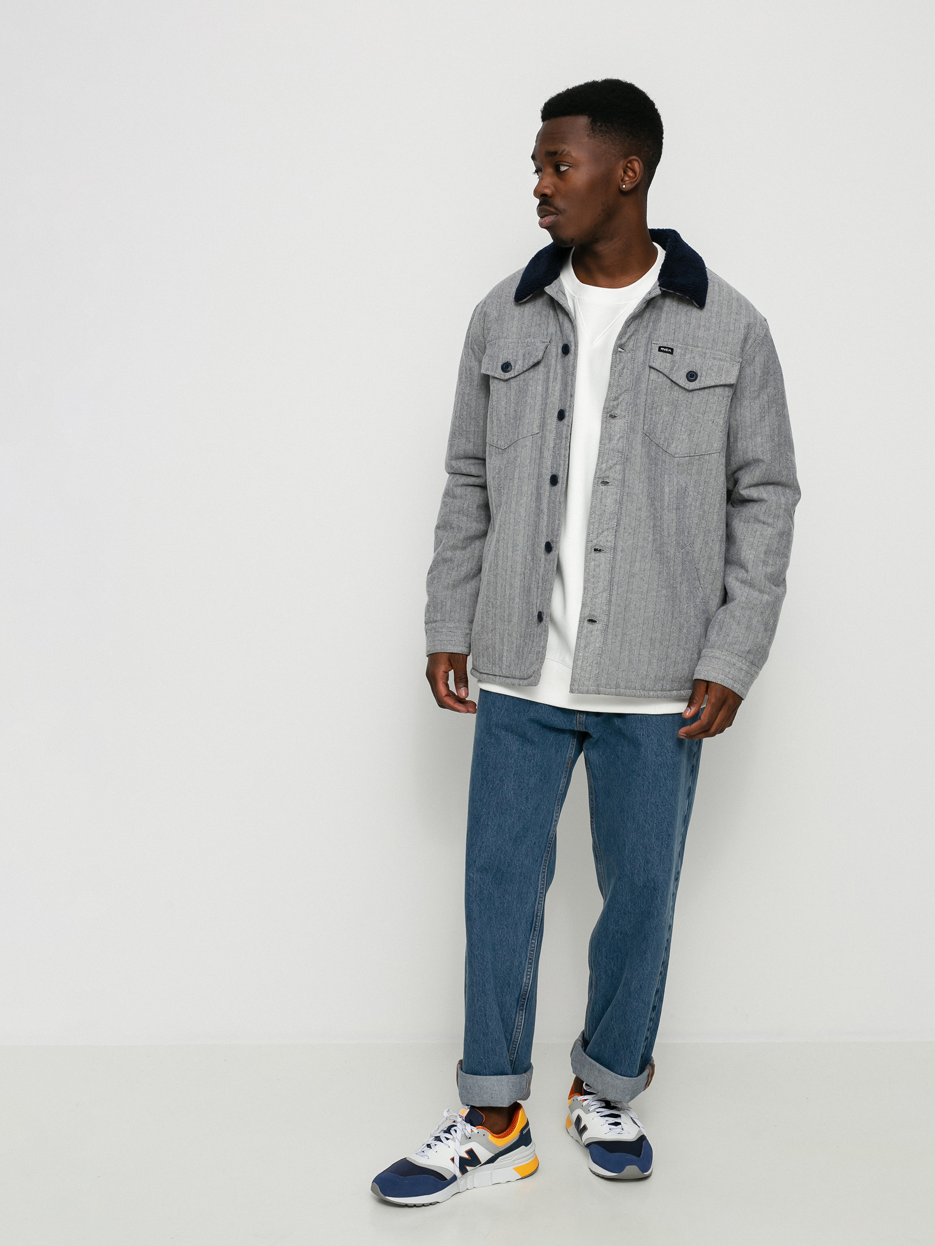 RVCA Benny Shirt Jacket Shirt (moody blue)