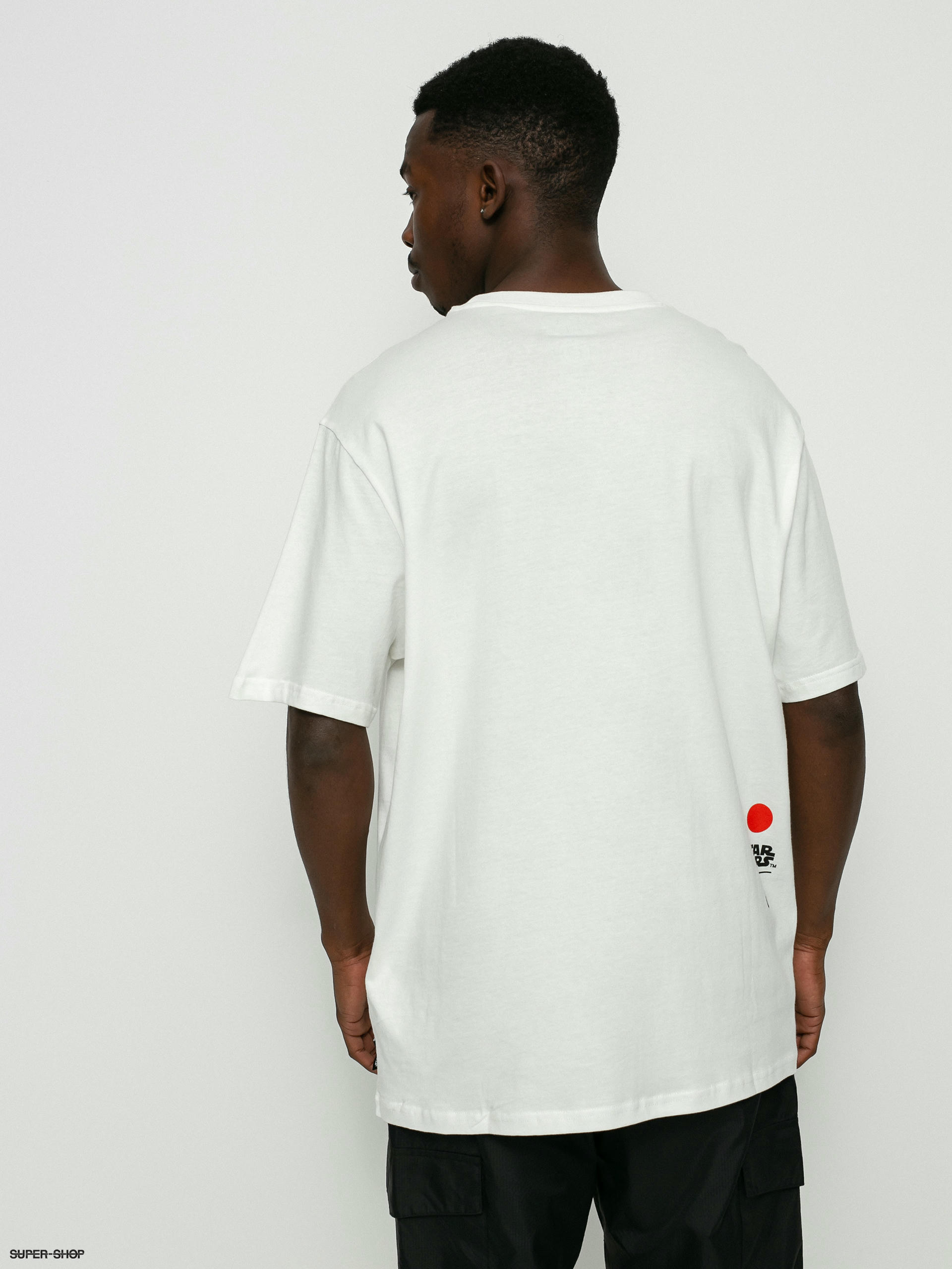 off white t shirt x on back