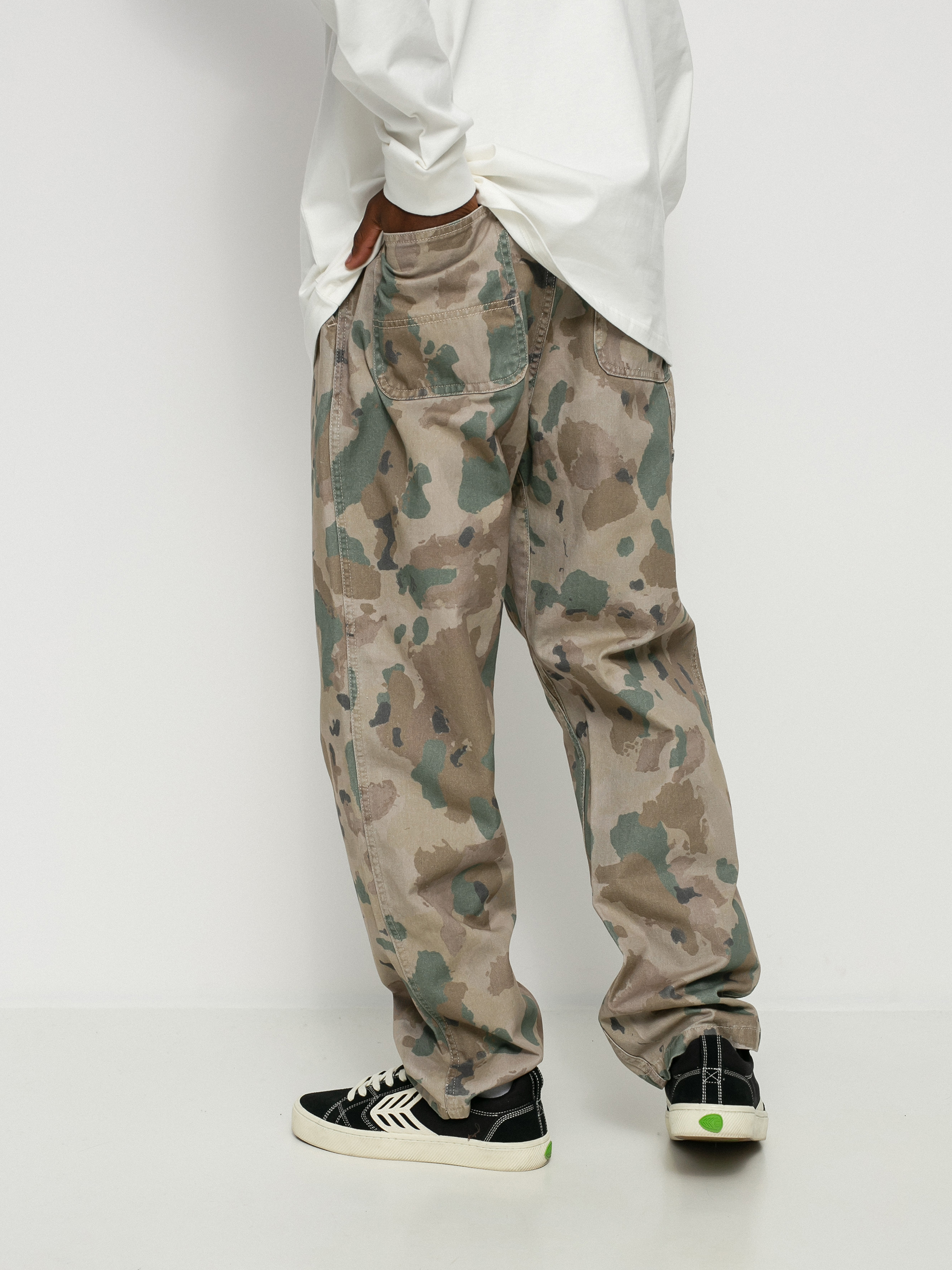 Carhartt WIP Flint Pants (camo tide/thyme)