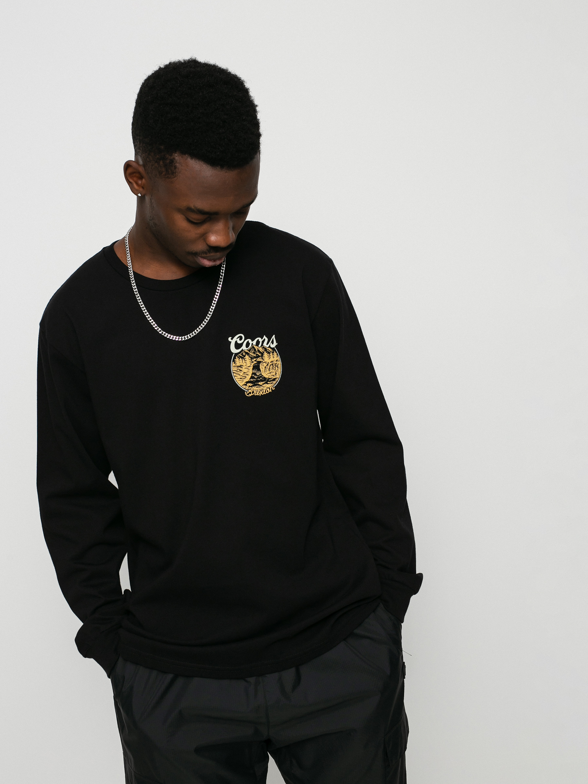 Brixton Coors Rocky Stt Longsleeve (black)