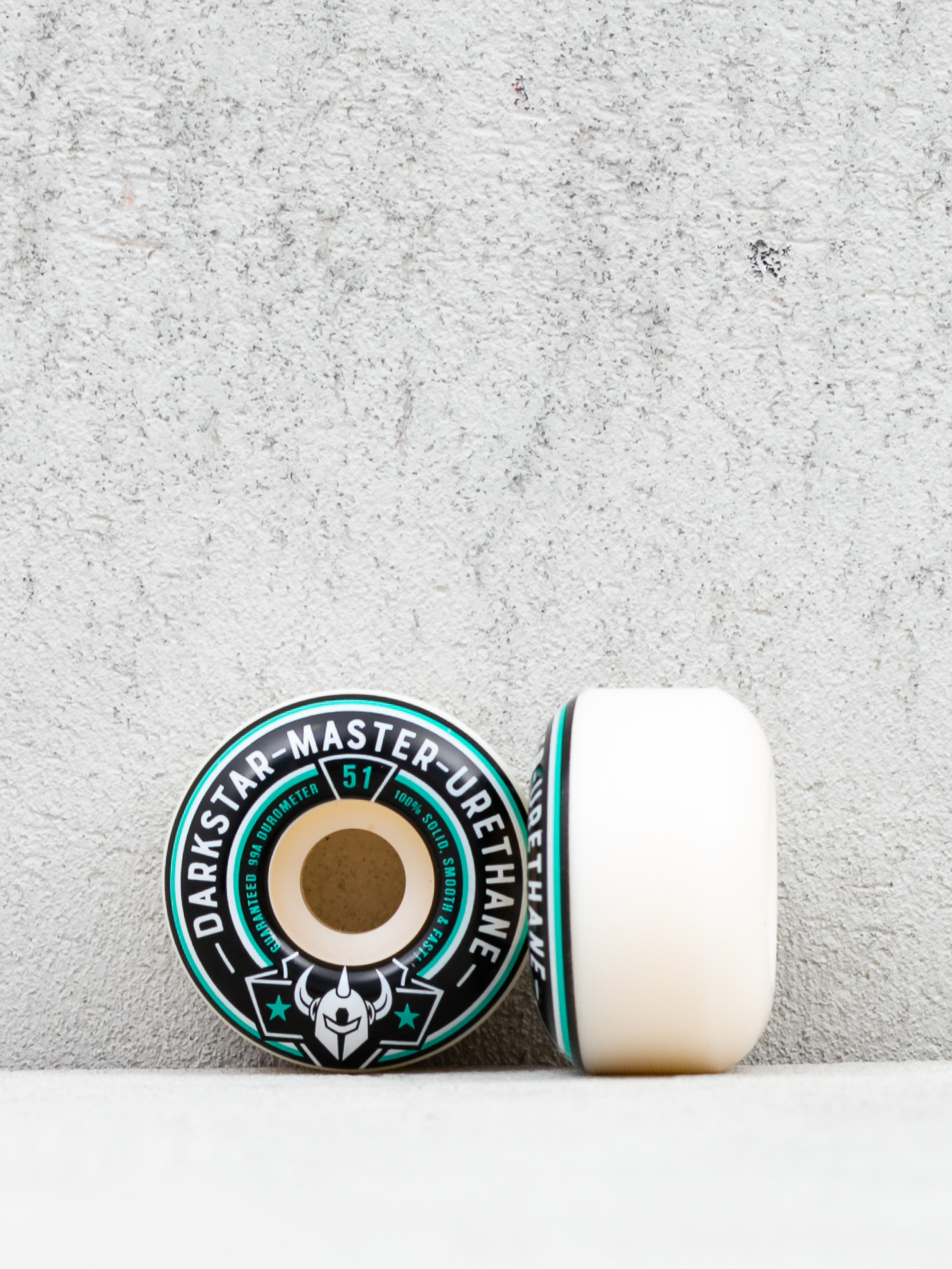 Darkstar Responder Wheels (white/aqua)