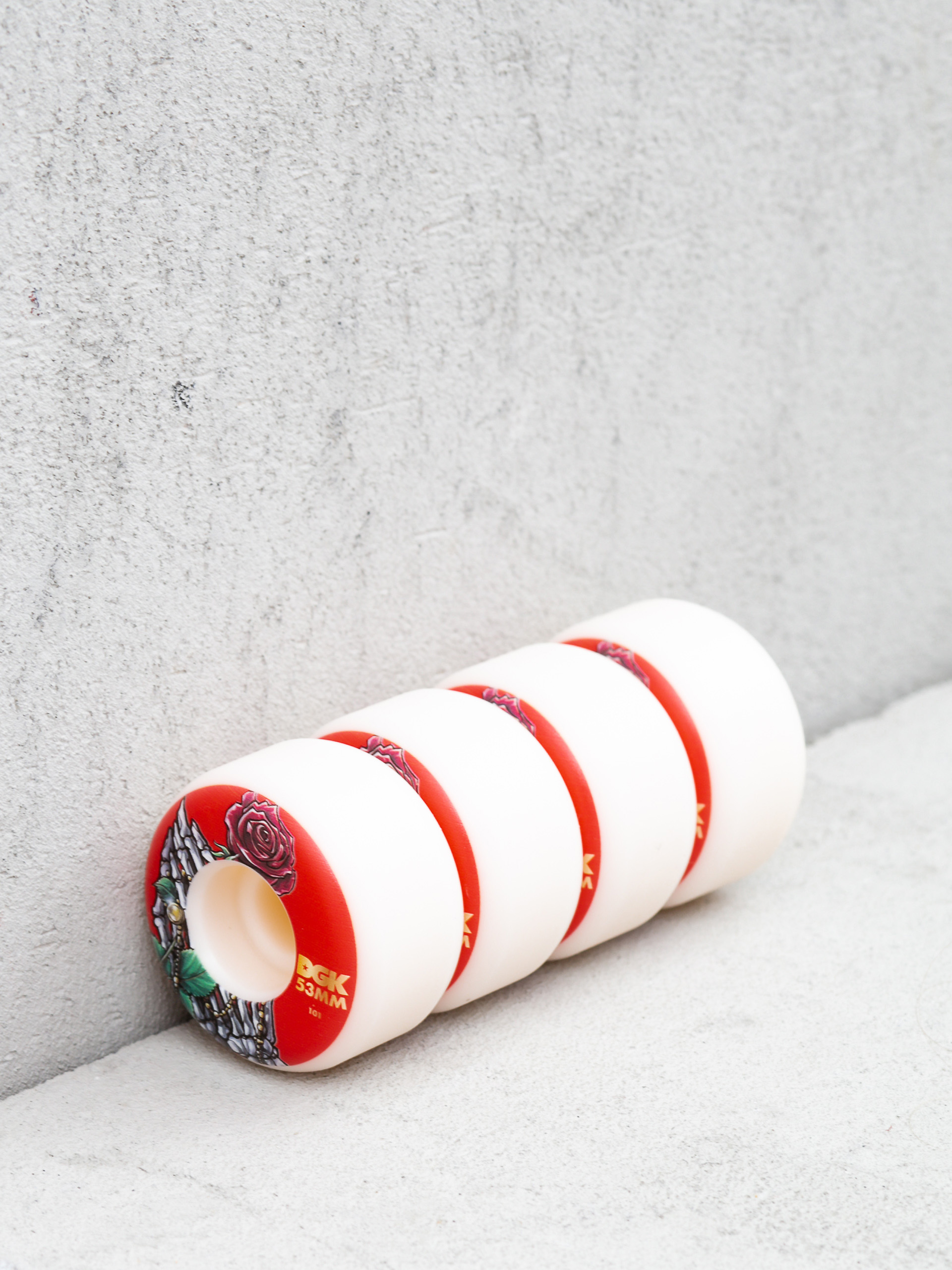 DGK Divine Rollen (white/red)