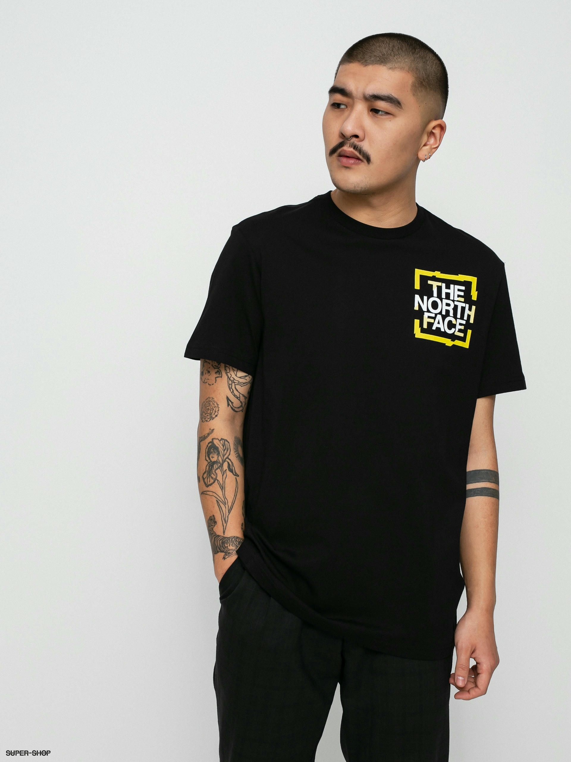 north face graphic tee