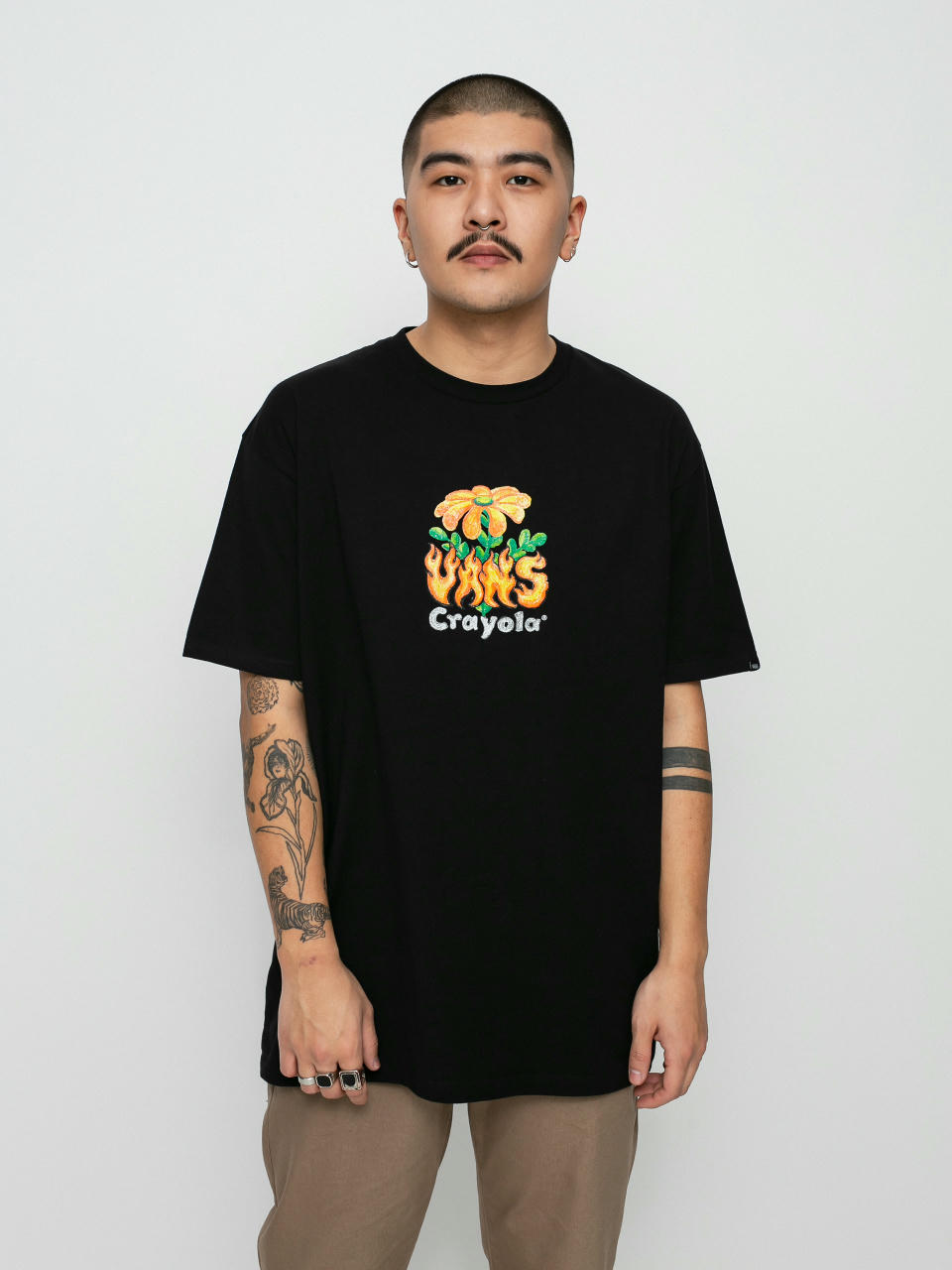 Vans X Crayola Hot Flower T-shirt (black)