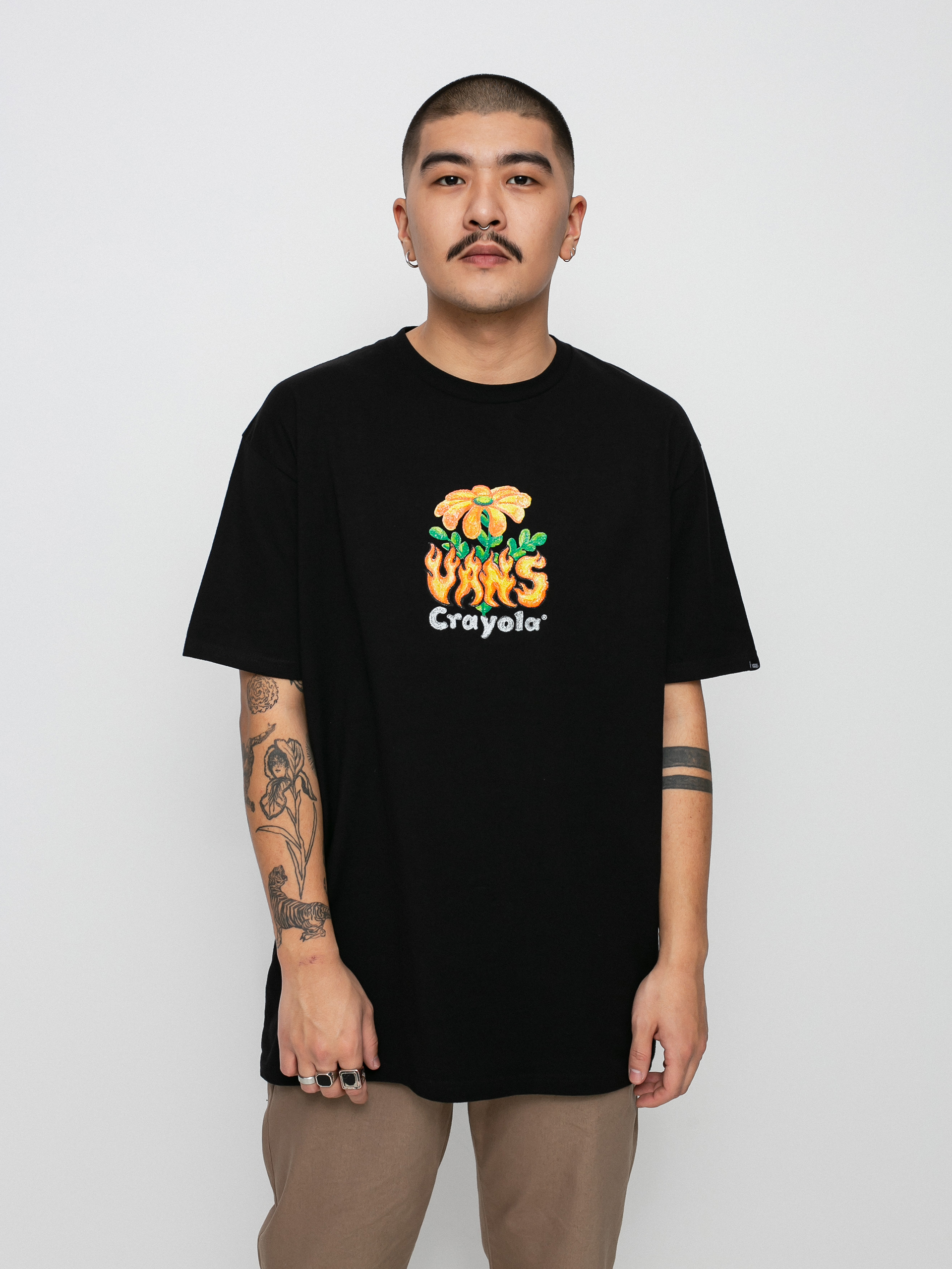 Vans X Crayola Hot Flower T-shirt (black)