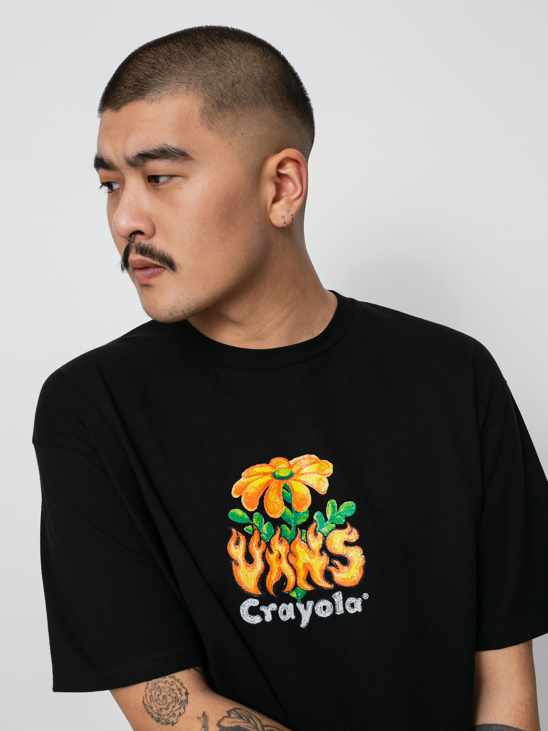 Vans X Crayola Hot Flower T-shirt (black)