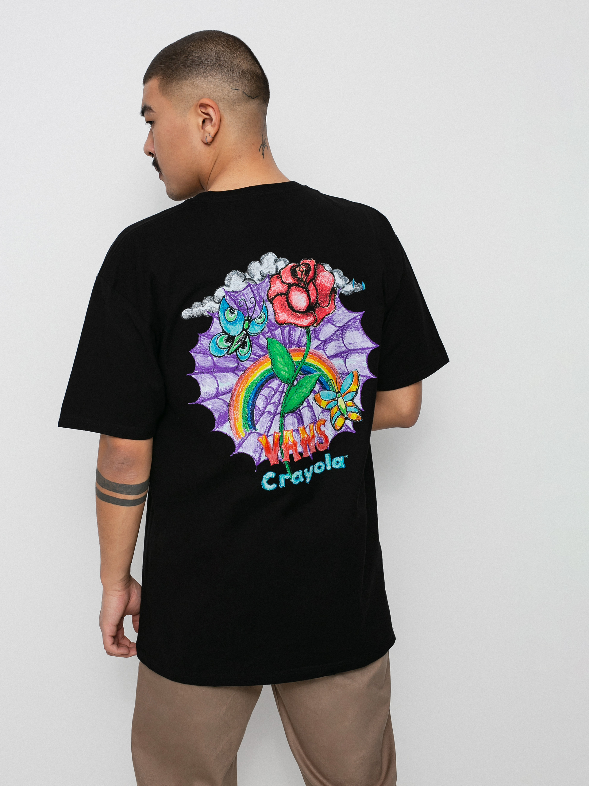 Vans X Crayola Rainbow T-shirt (black)