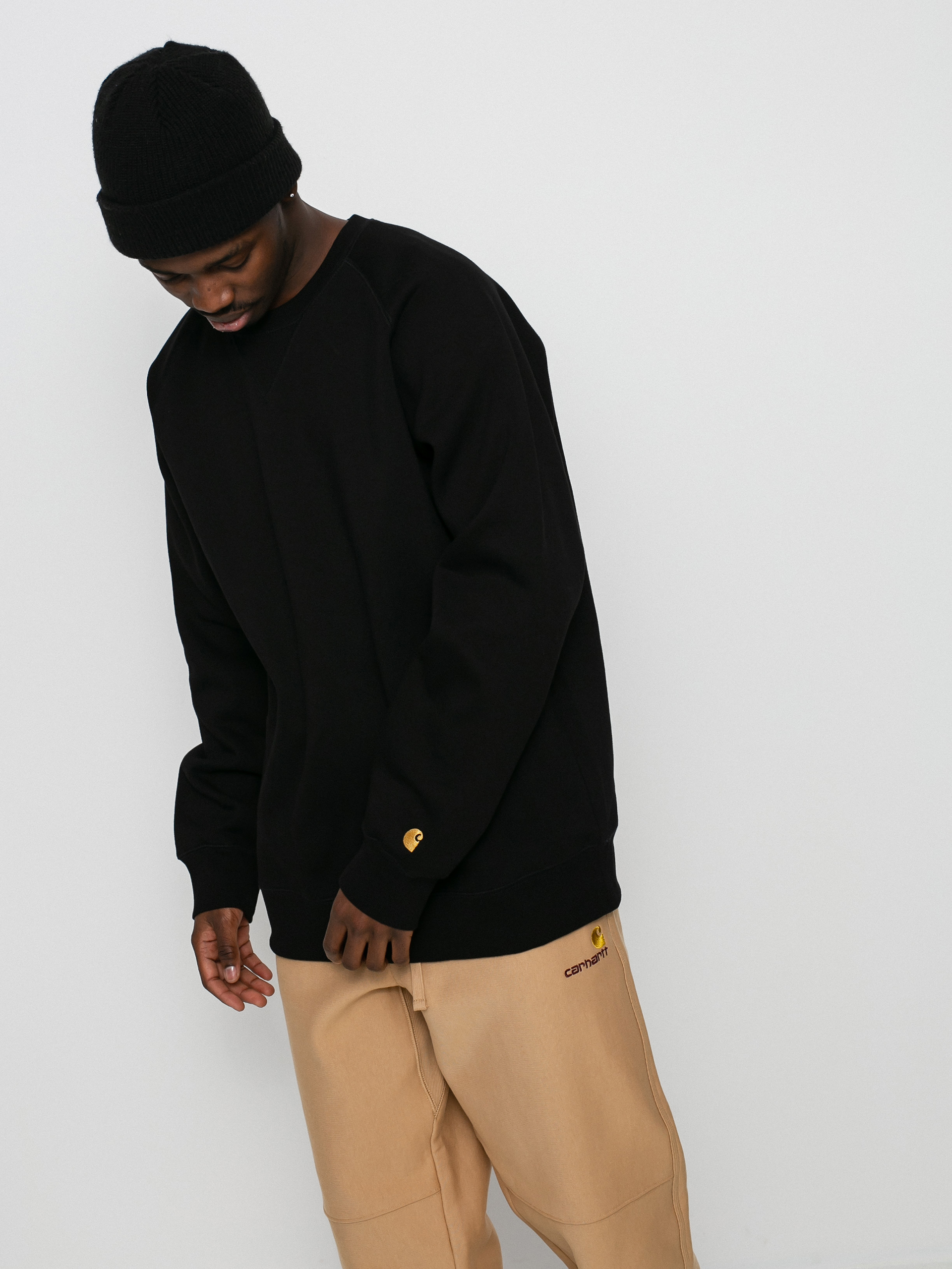 Carhartt WIP Chase Sweatshirt (black/gold)