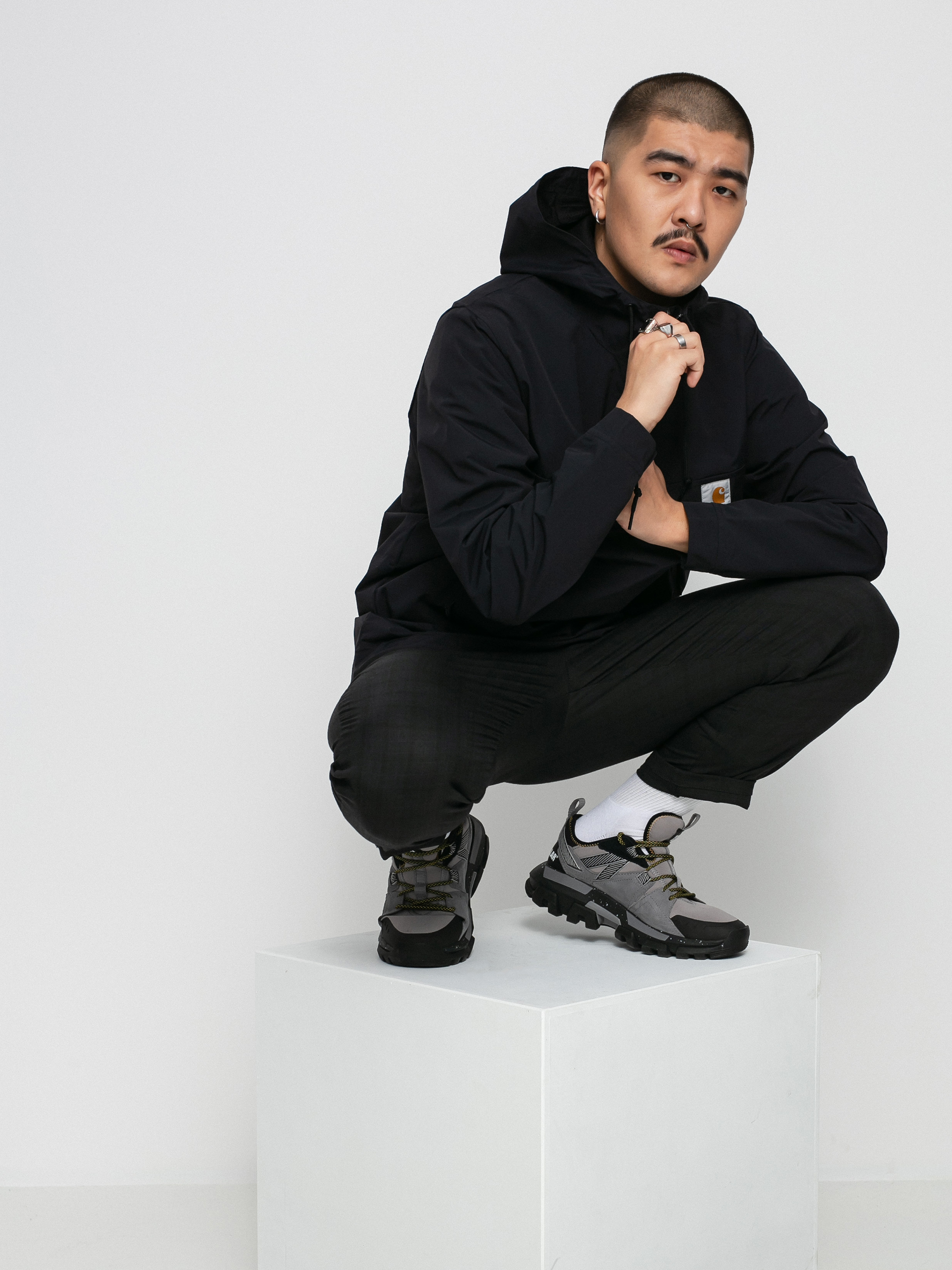 Carhartt WIP Nimbus Pullover Jacke (black)