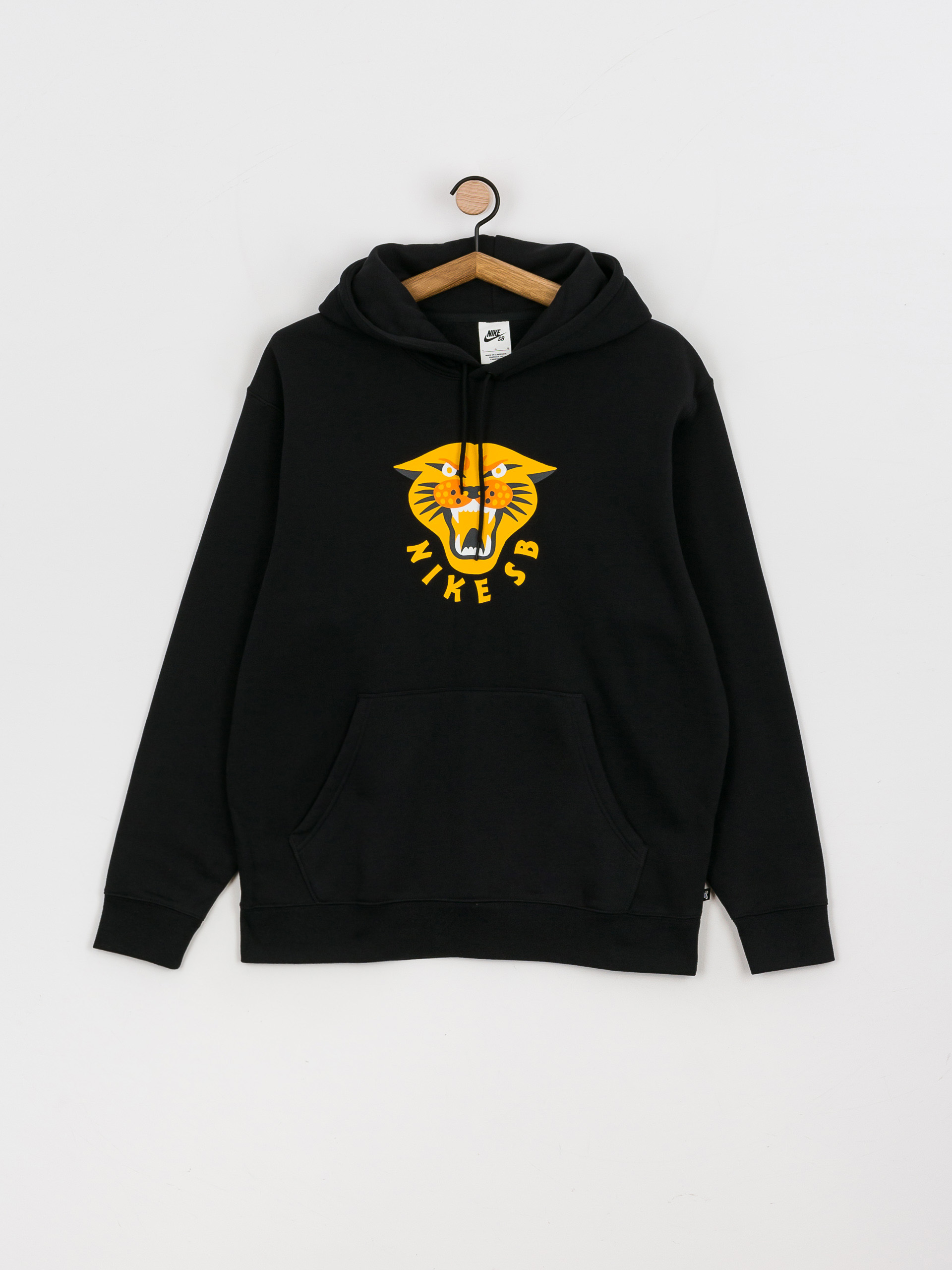 Nike SB GFX HD Hoodie (black/dark sulfur/white)