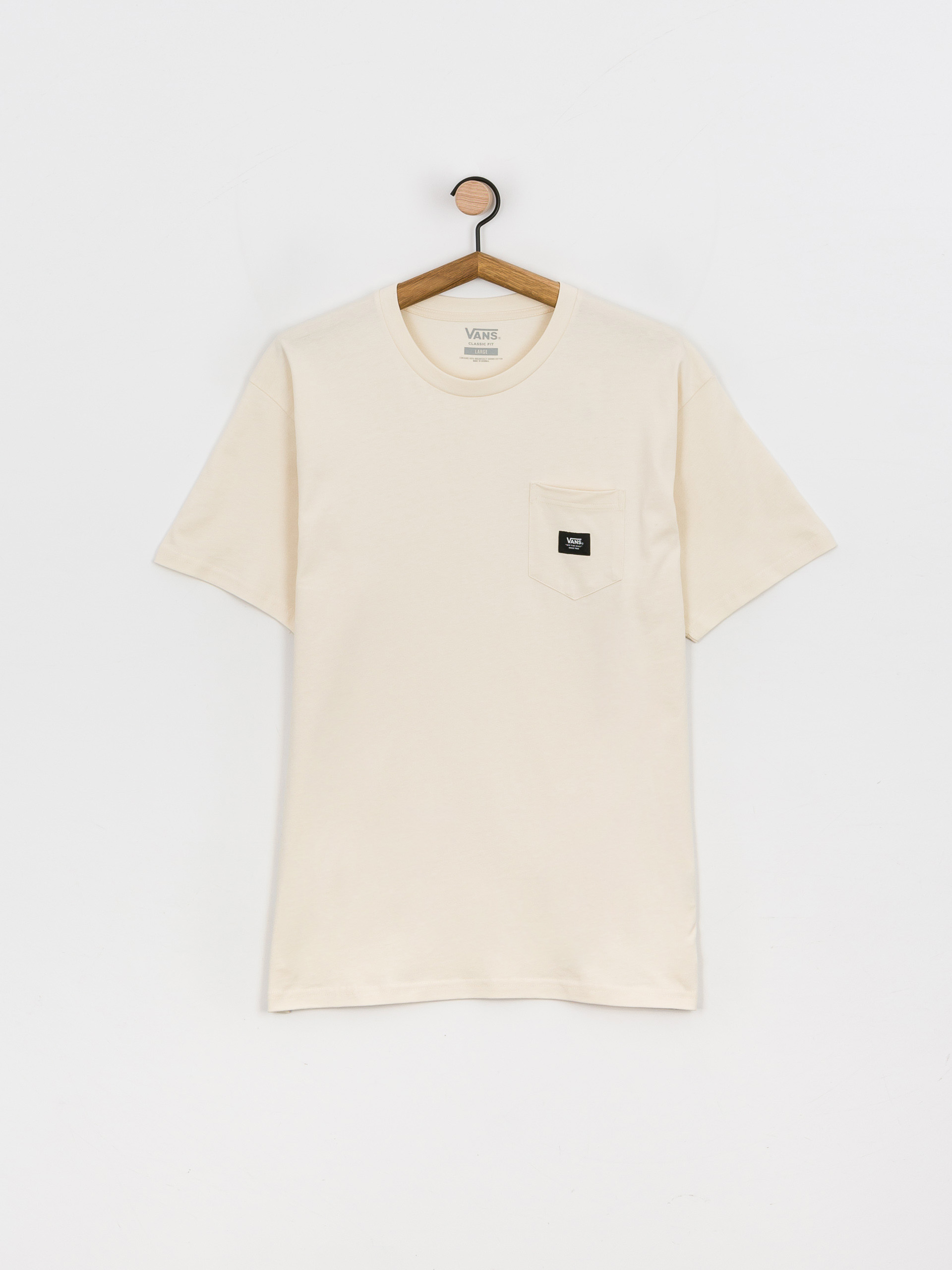 Vans Woven Patch Pocket T-shirt (antique white)