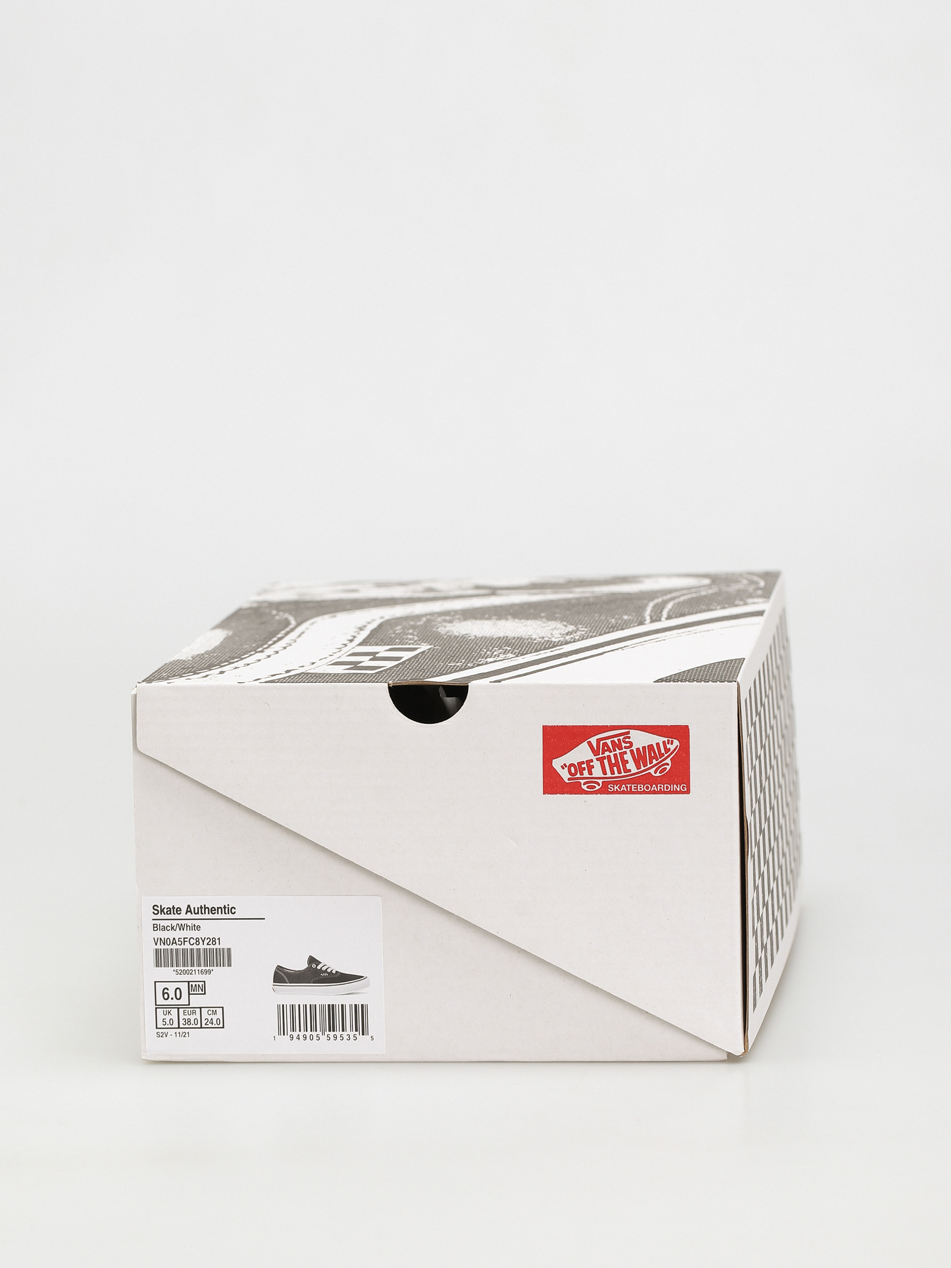 Vans Skate Authentic Schuhe (black/white)