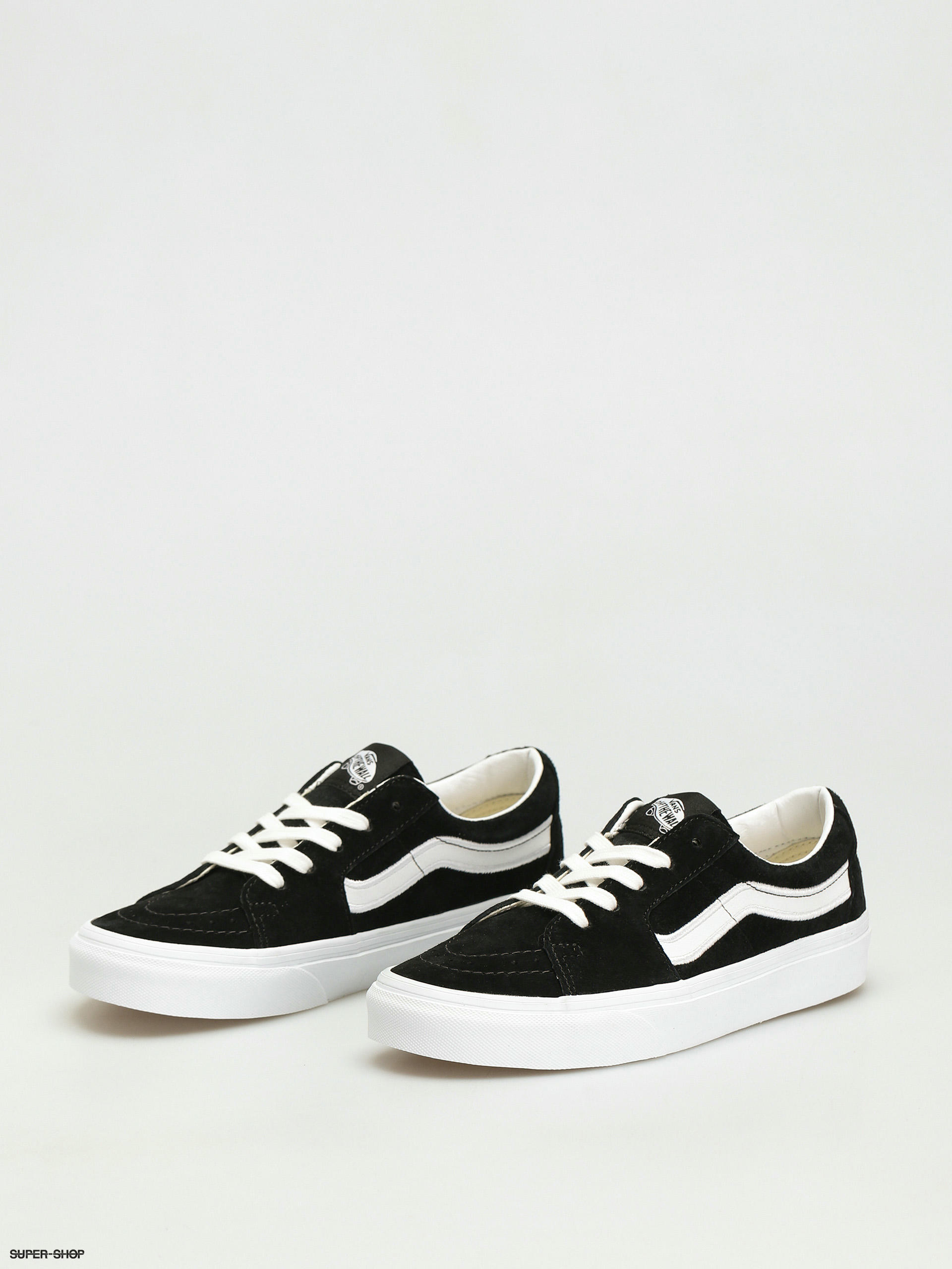 retro vans black and white