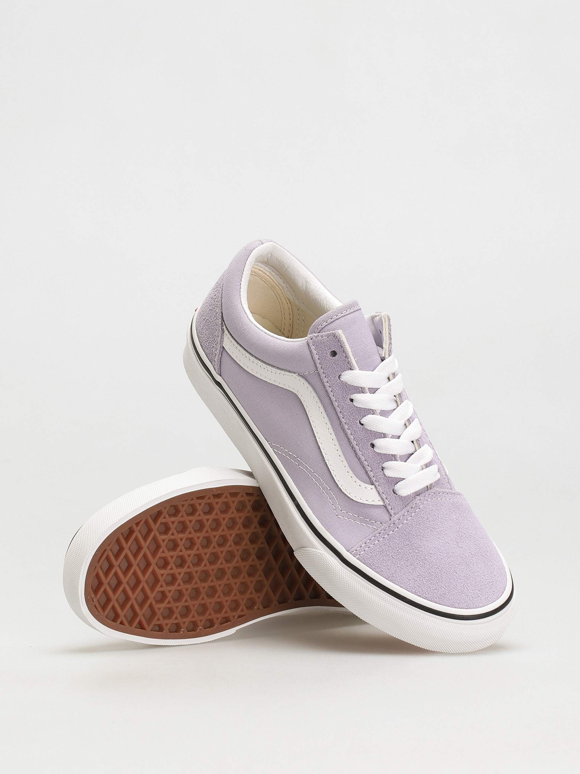 Vans Old Skool Shoes (languid lavender/true white)