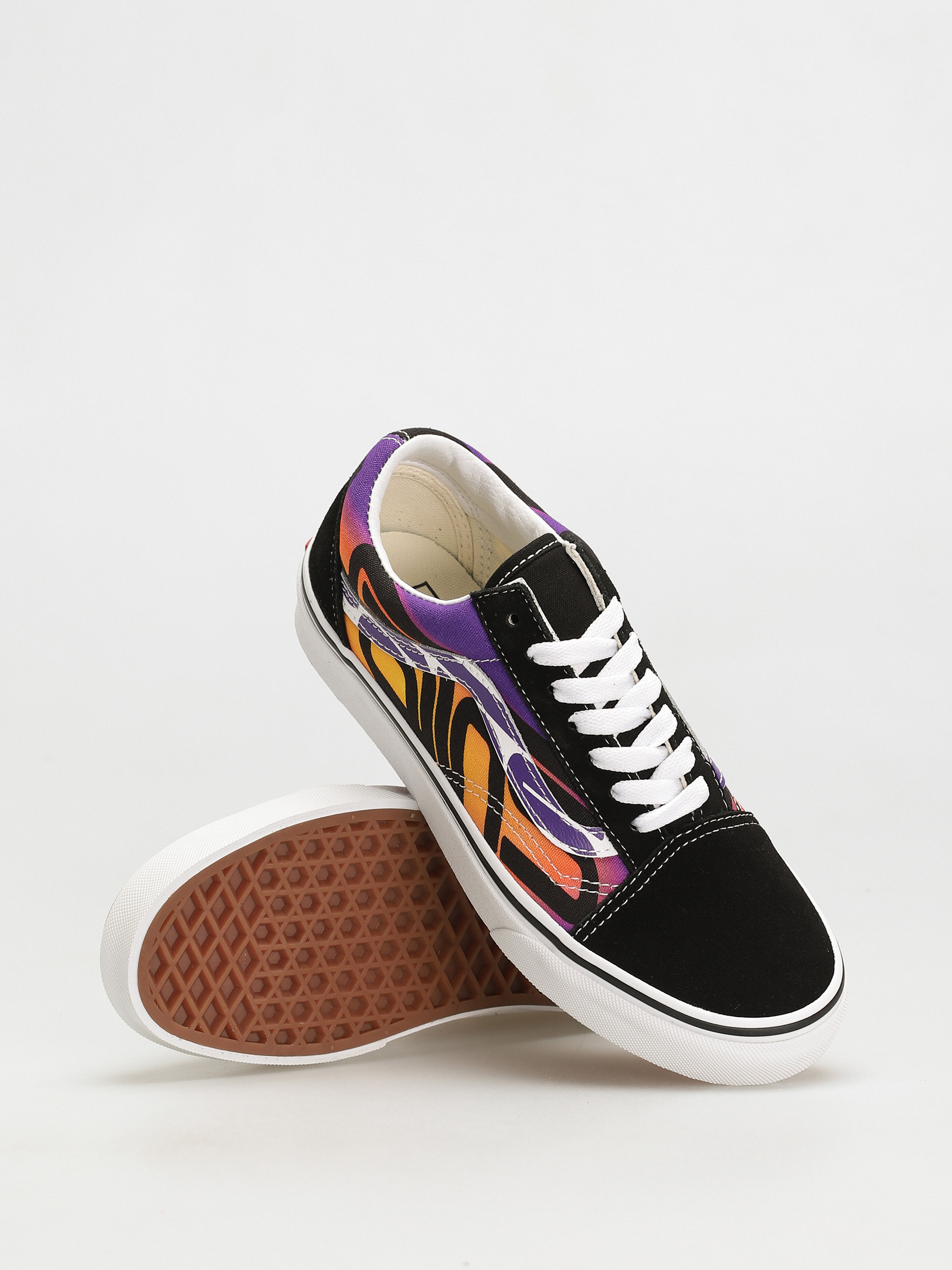 Vans Old Skool Shoes (graphic check/black/multi)