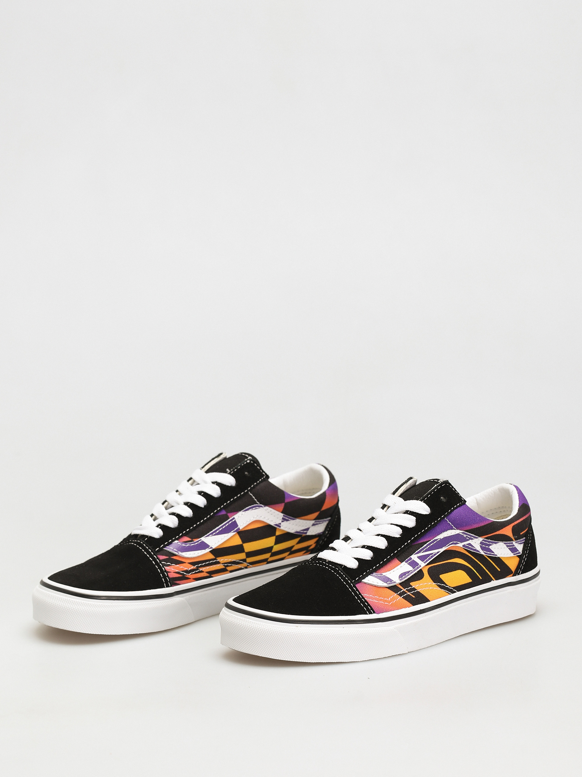 Vans Old Skool Shoes (graphic check/black/multi)