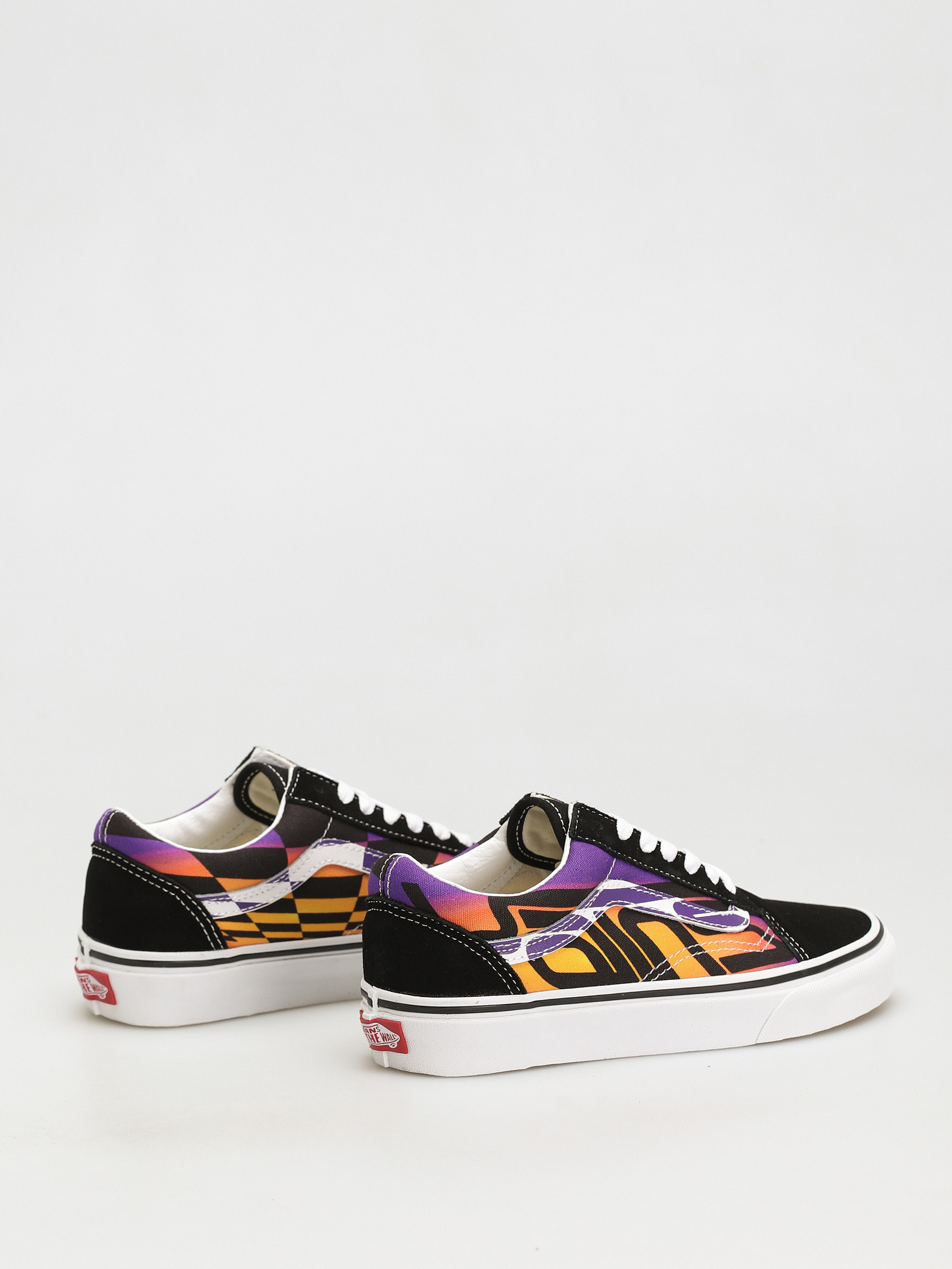 Vans Old Skool Shoes (graphic check/black/multi)