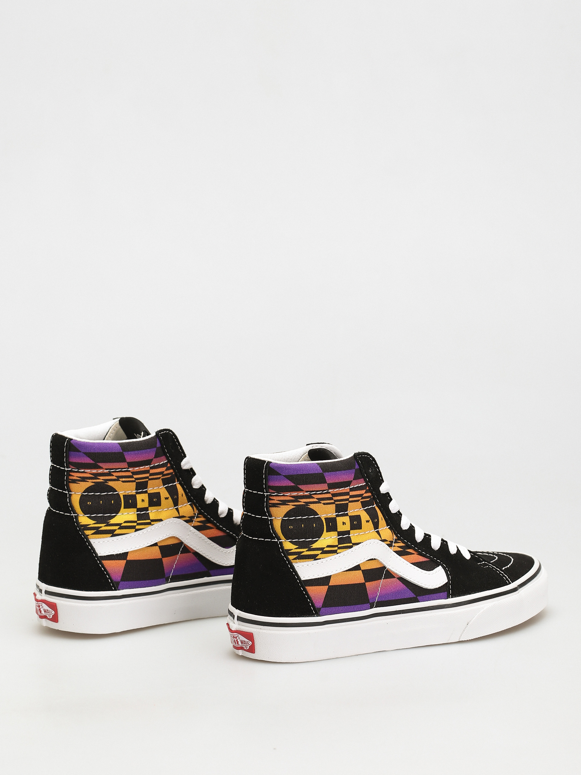 Vans Sk8 Hi Schuhe graphic check black multi