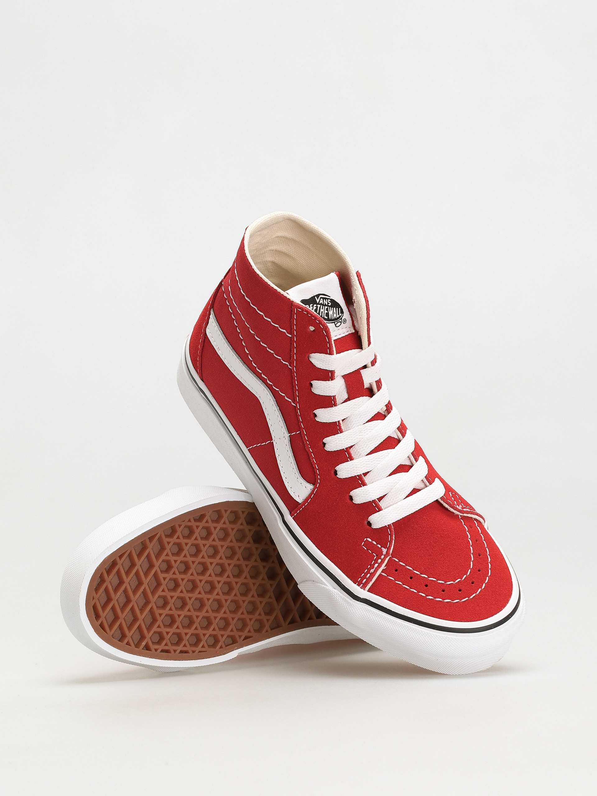 Vans Sk8 Hi Tapered Schuhe (racing red/true white)