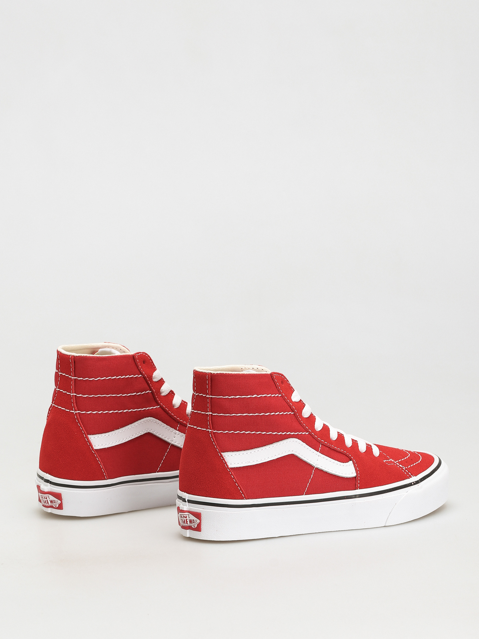Vans Sk8 Hi Tapered Shoes (racing red/true white)