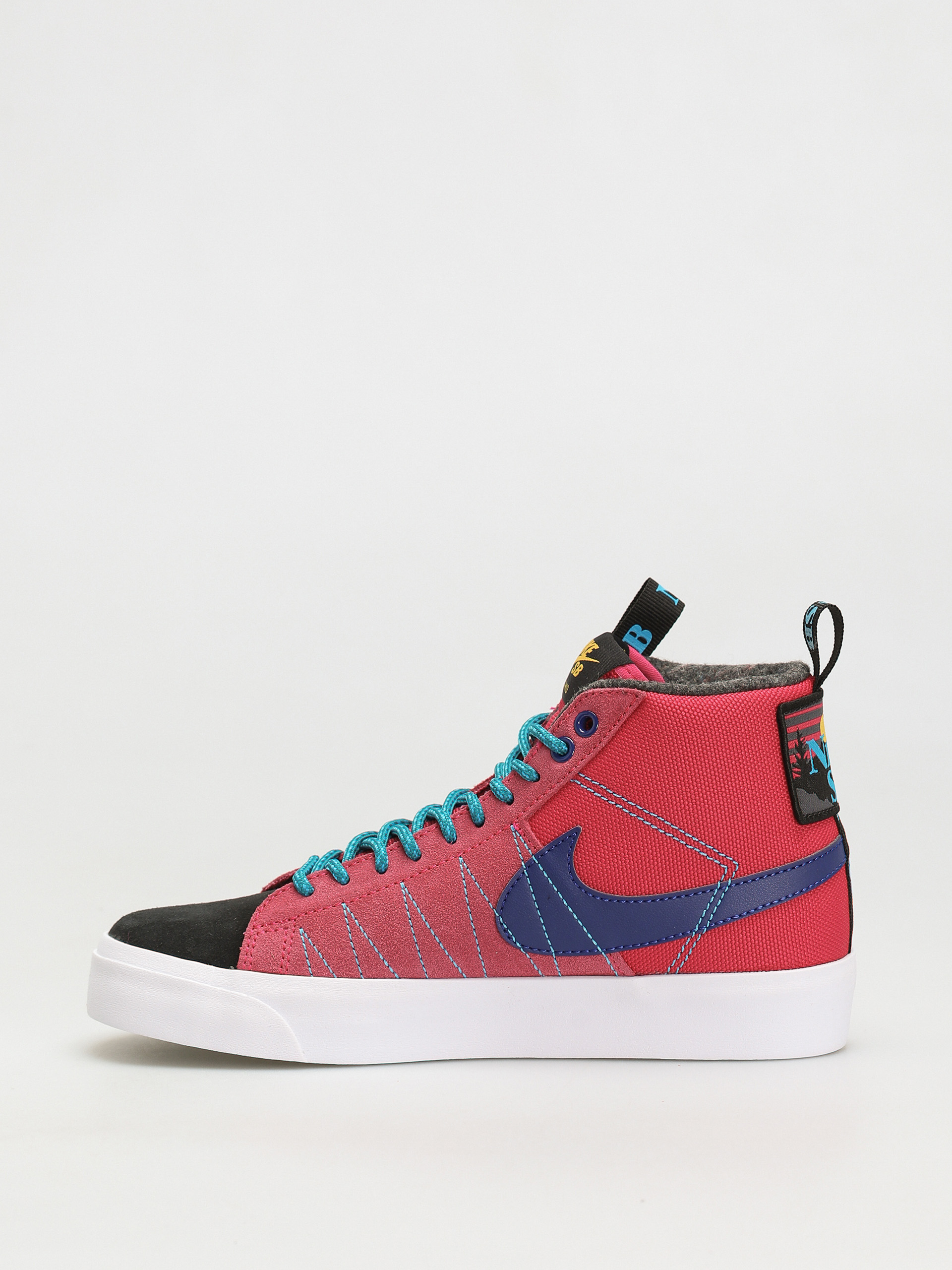 Nike Sb Zoom Blazer Mid Premium Shoes Rush Pink Deep Royal Blue Laser Blue Nike Sb Zoom Blazer Mid Premium Shoes Rush Pink Deep Royal Blue Laser Blue