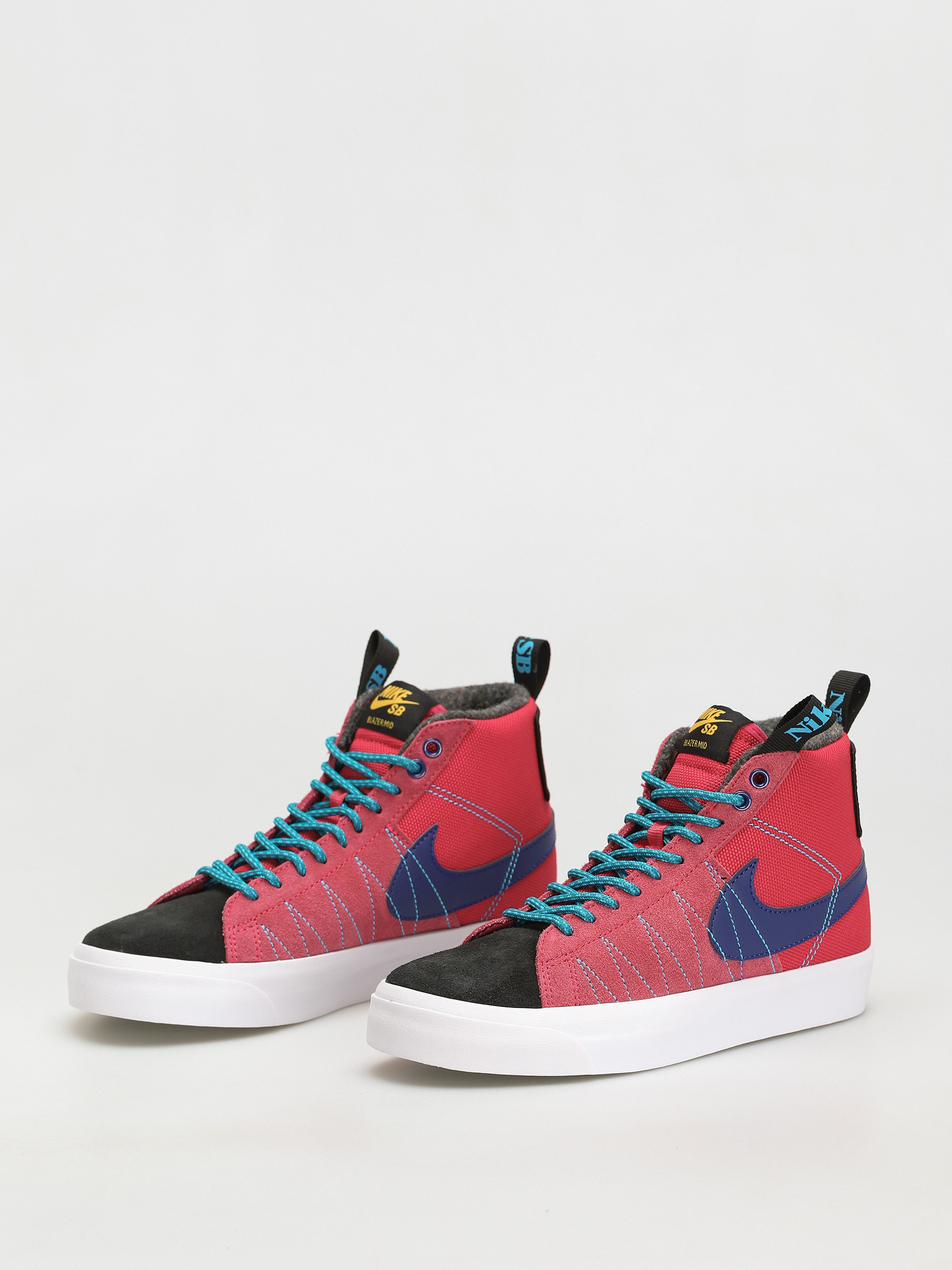 Nike Sb Zoom Blazer Mid Premium Shoes Rush Pink Deep Royal Blue Laser Blue Nike Sb Zoom Blazer Mid Premium Shoes Rush Pink Deep Royal Blue Laser Blue