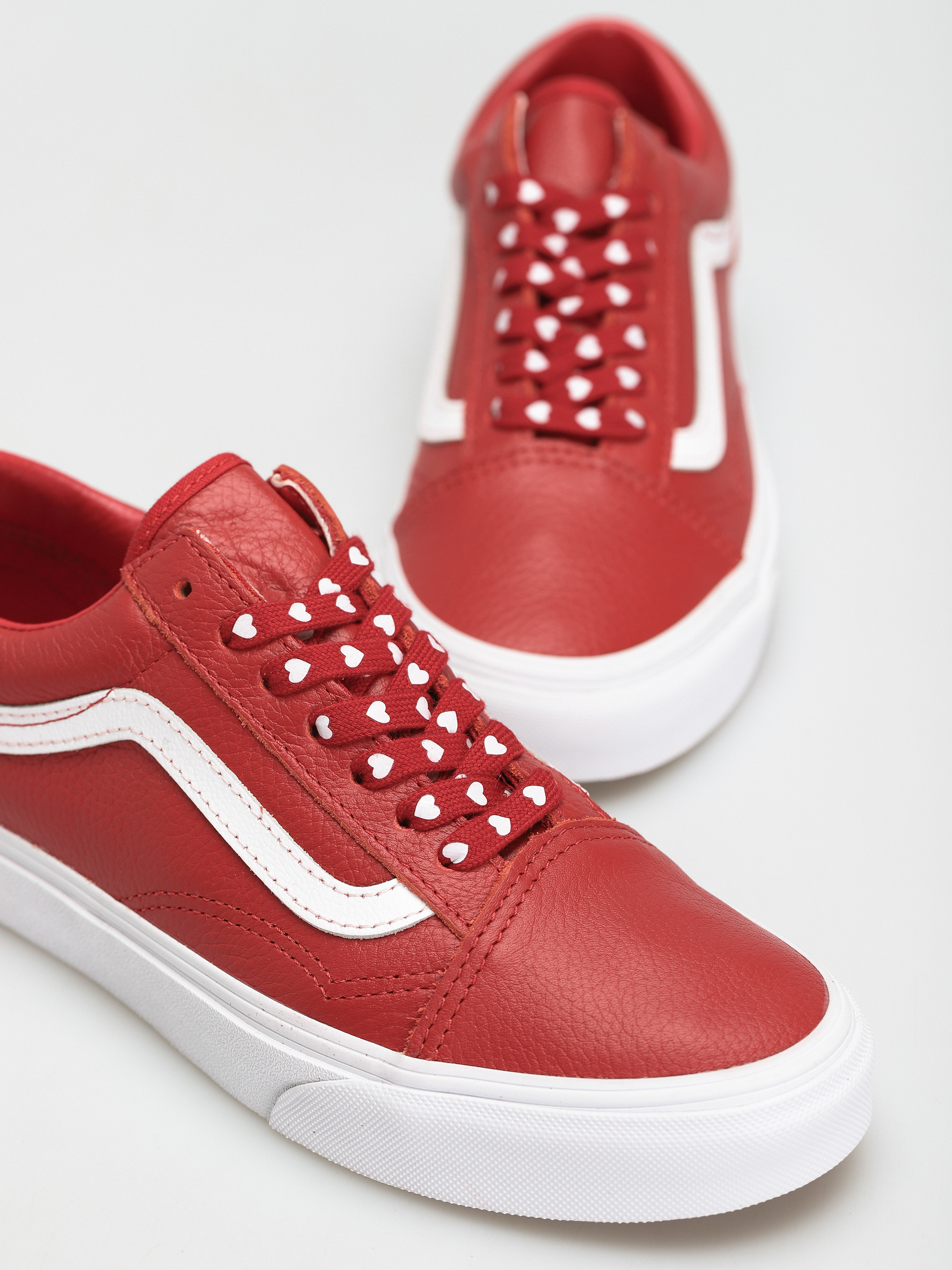 White vans with sales red stripe