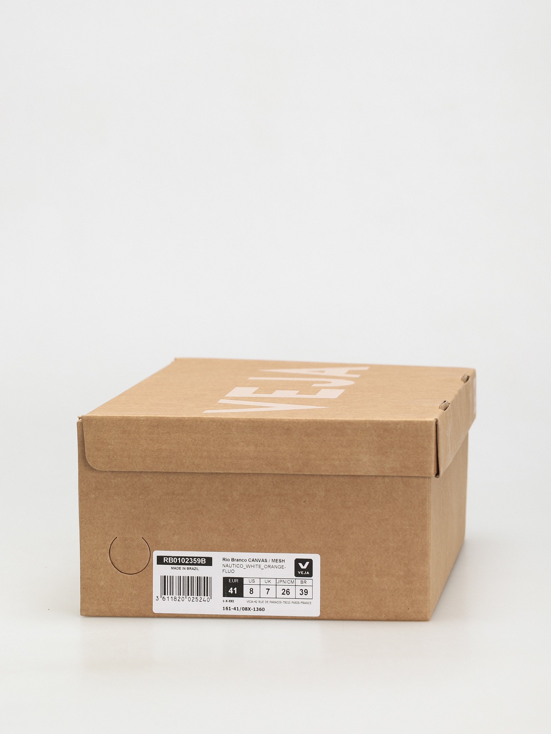 Veja Rio Branco Shoes (nautico white orange fluo)