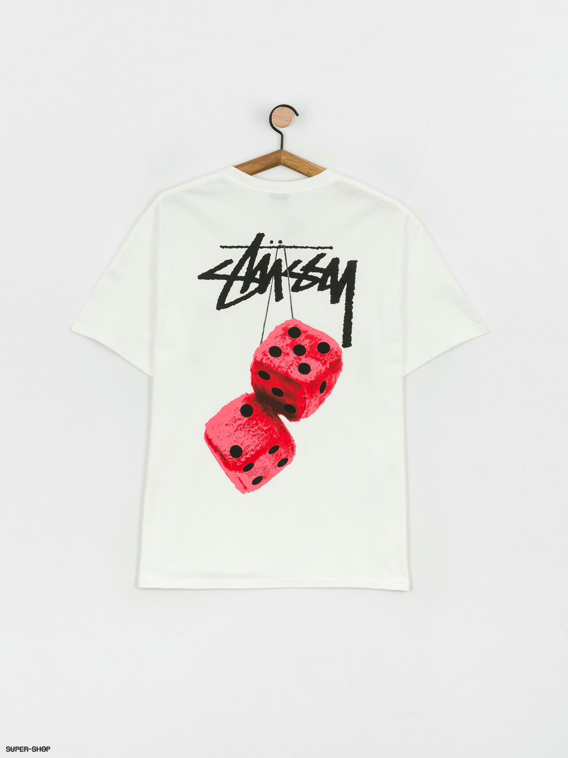 Stussy Fuzzy Dice T-shirt (white)