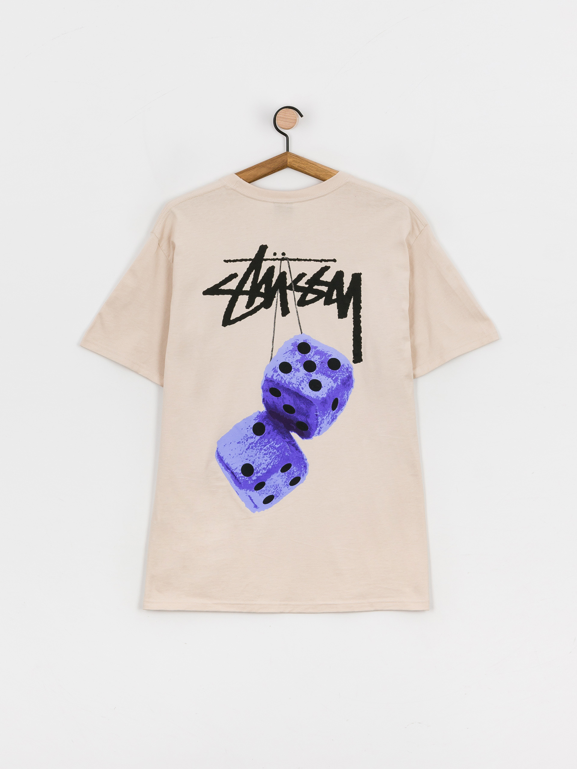 Stussy Fuzzy Dice T-shirt - grey (smoke)