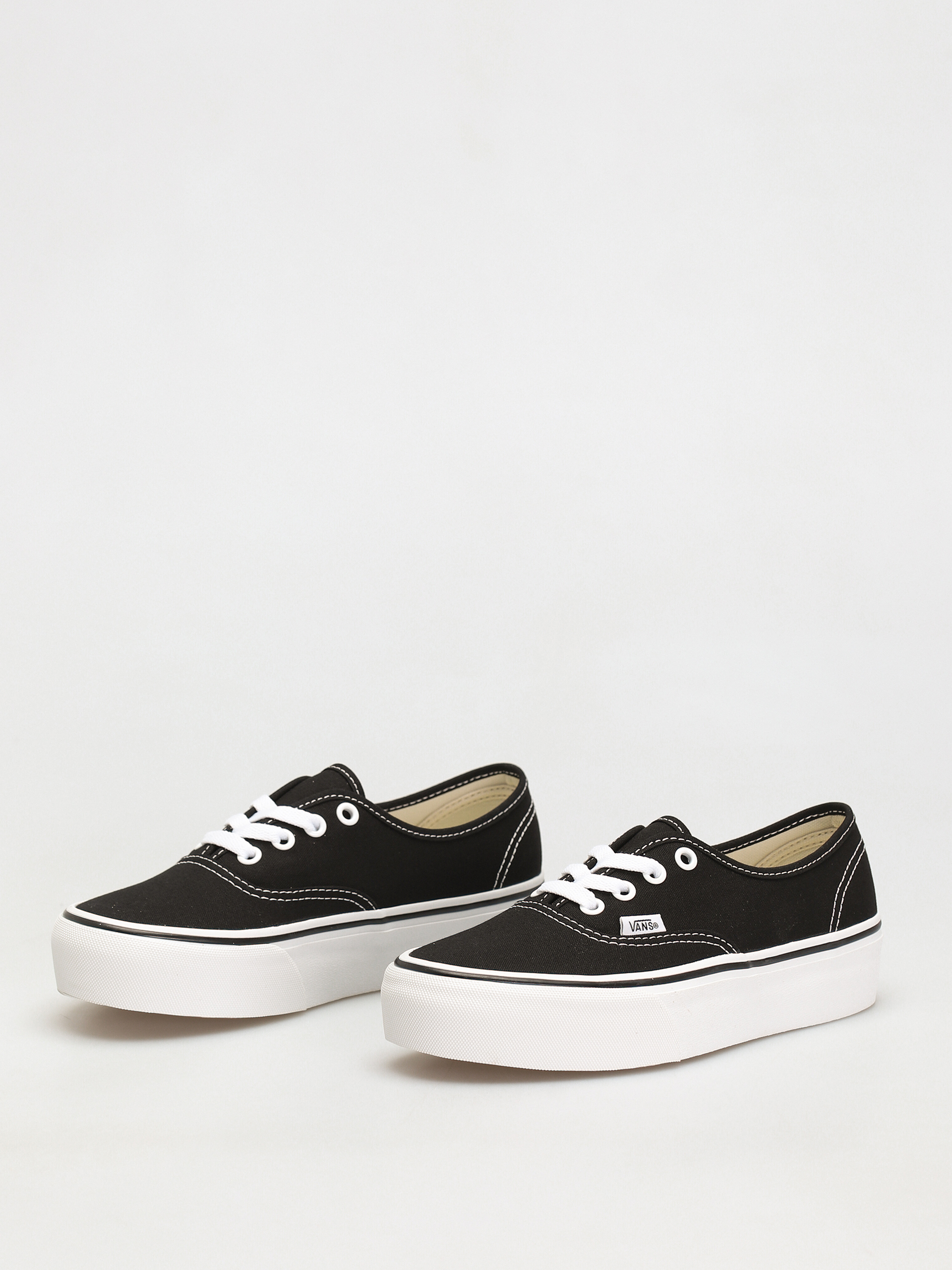 vans authentic platform schwarz