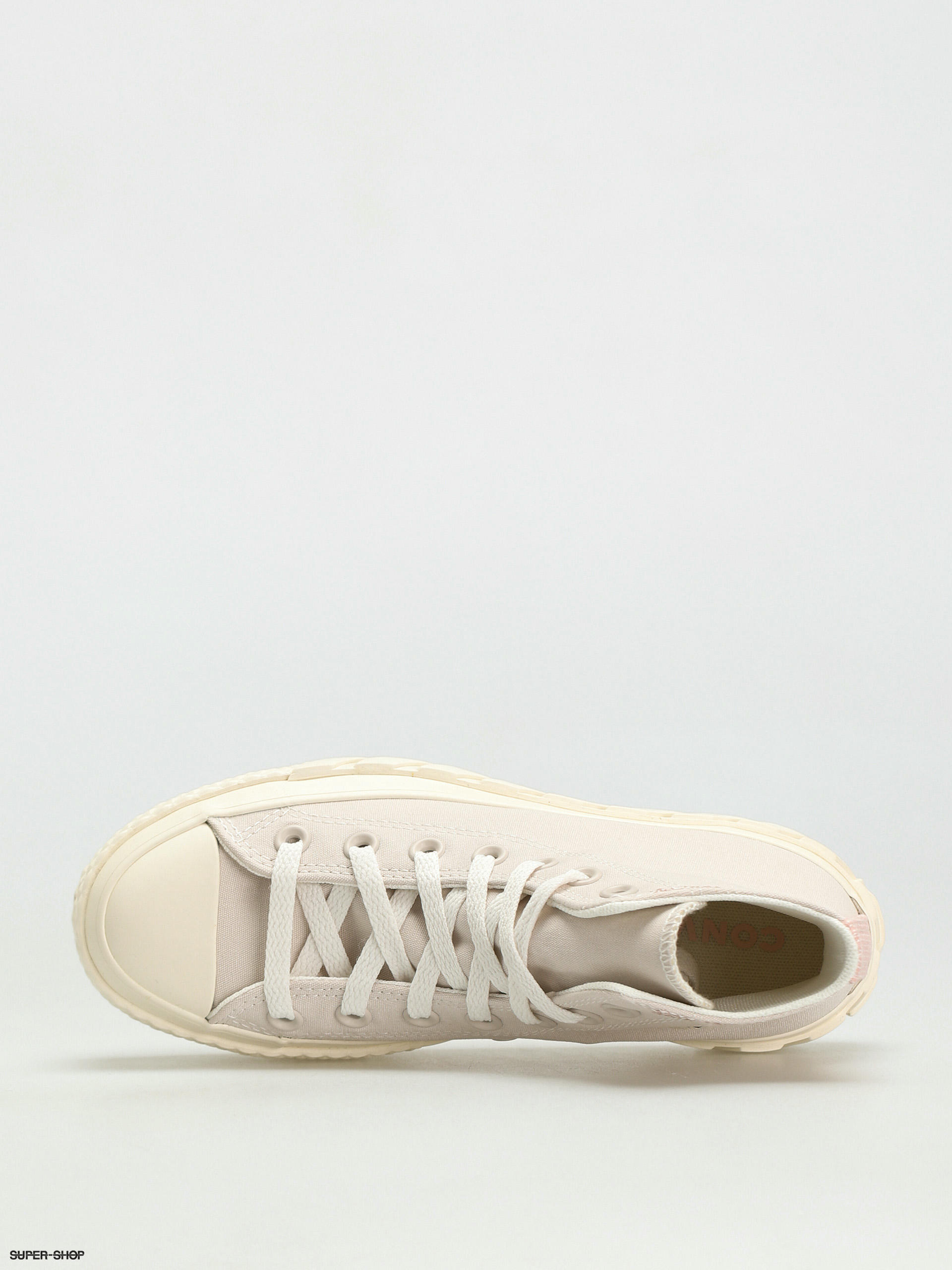 Baskets Beige Femme Converse Chuck Taylor Lift Hi Desert