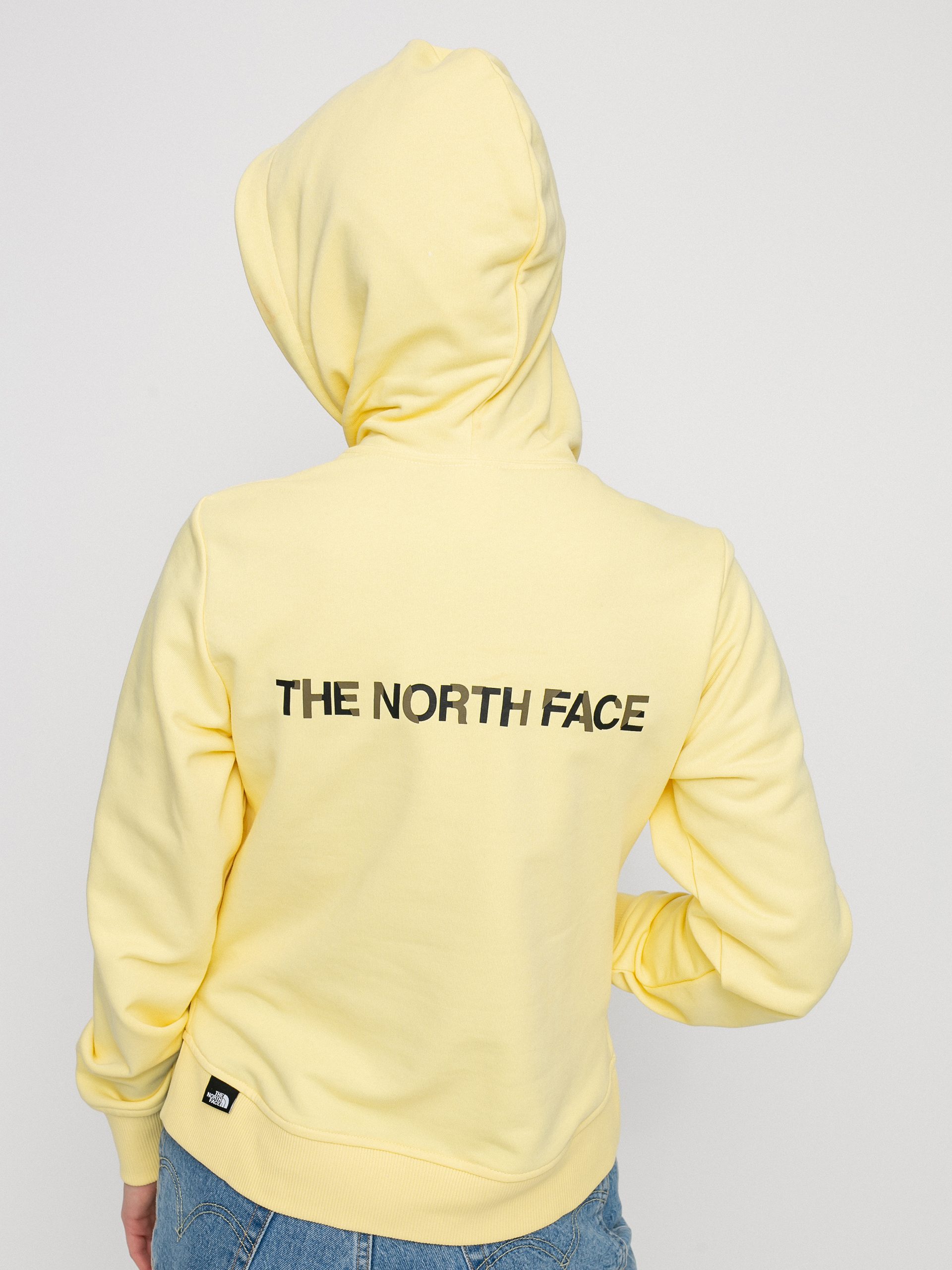 The north face yellow hoodie sale