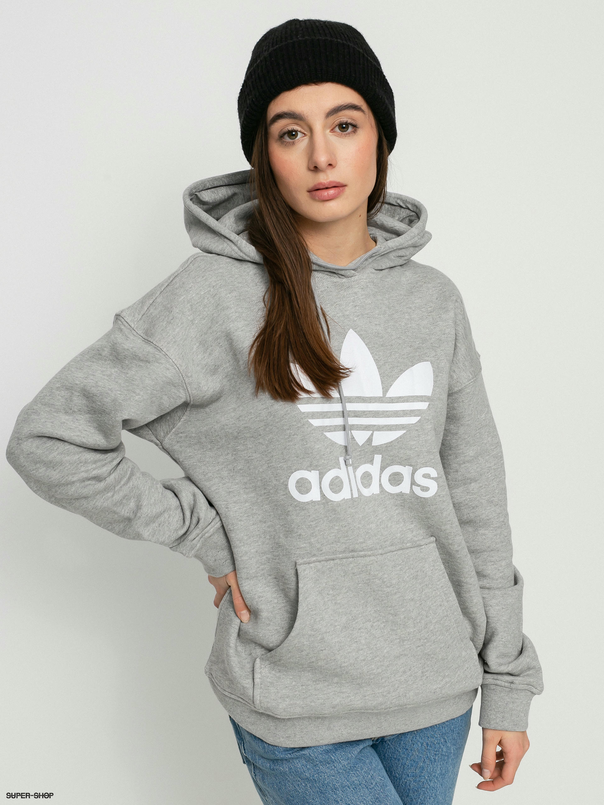 adidas hoodie light grey heather