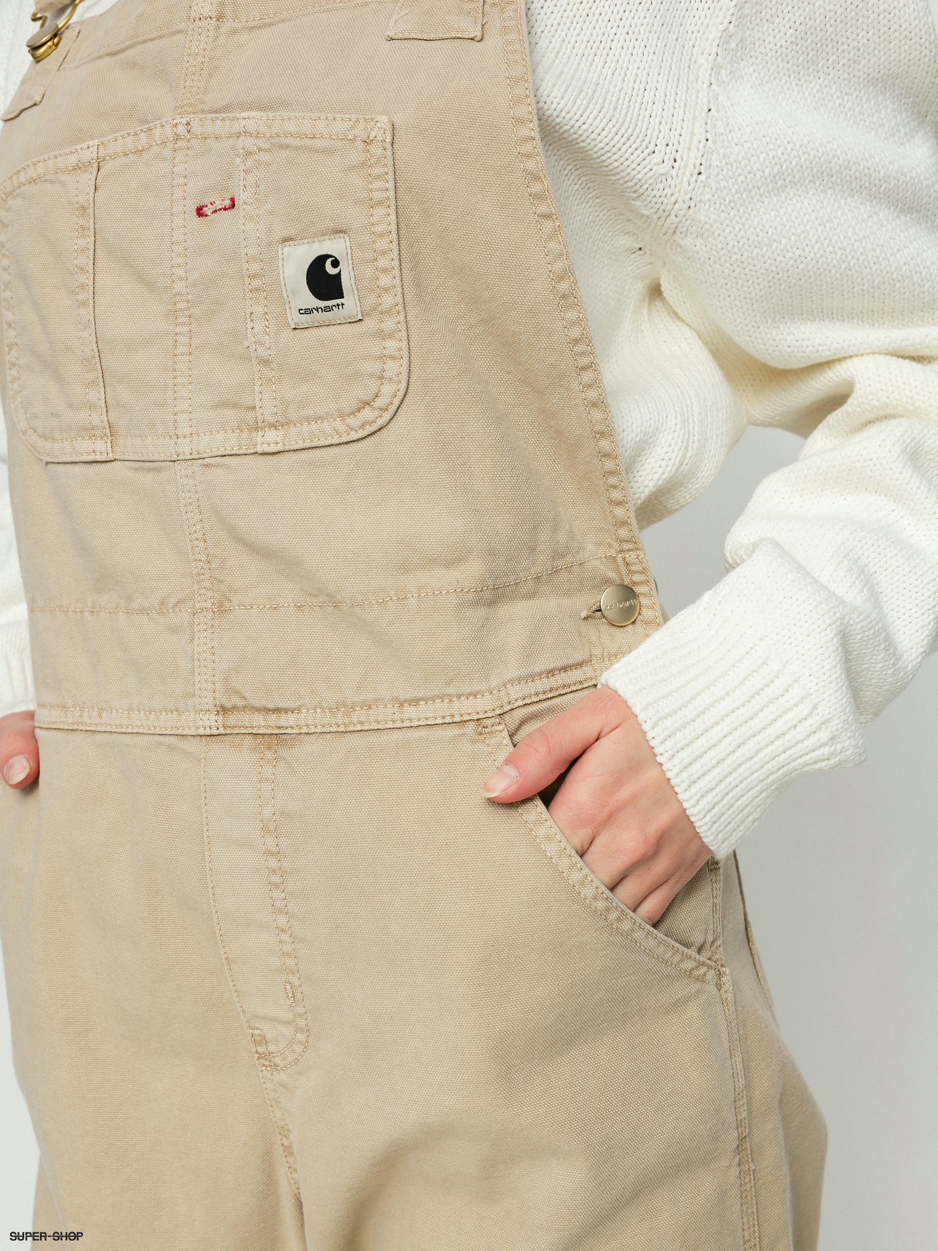 Carhartt WIP Bib Overall Pants Wmn dusty h brown