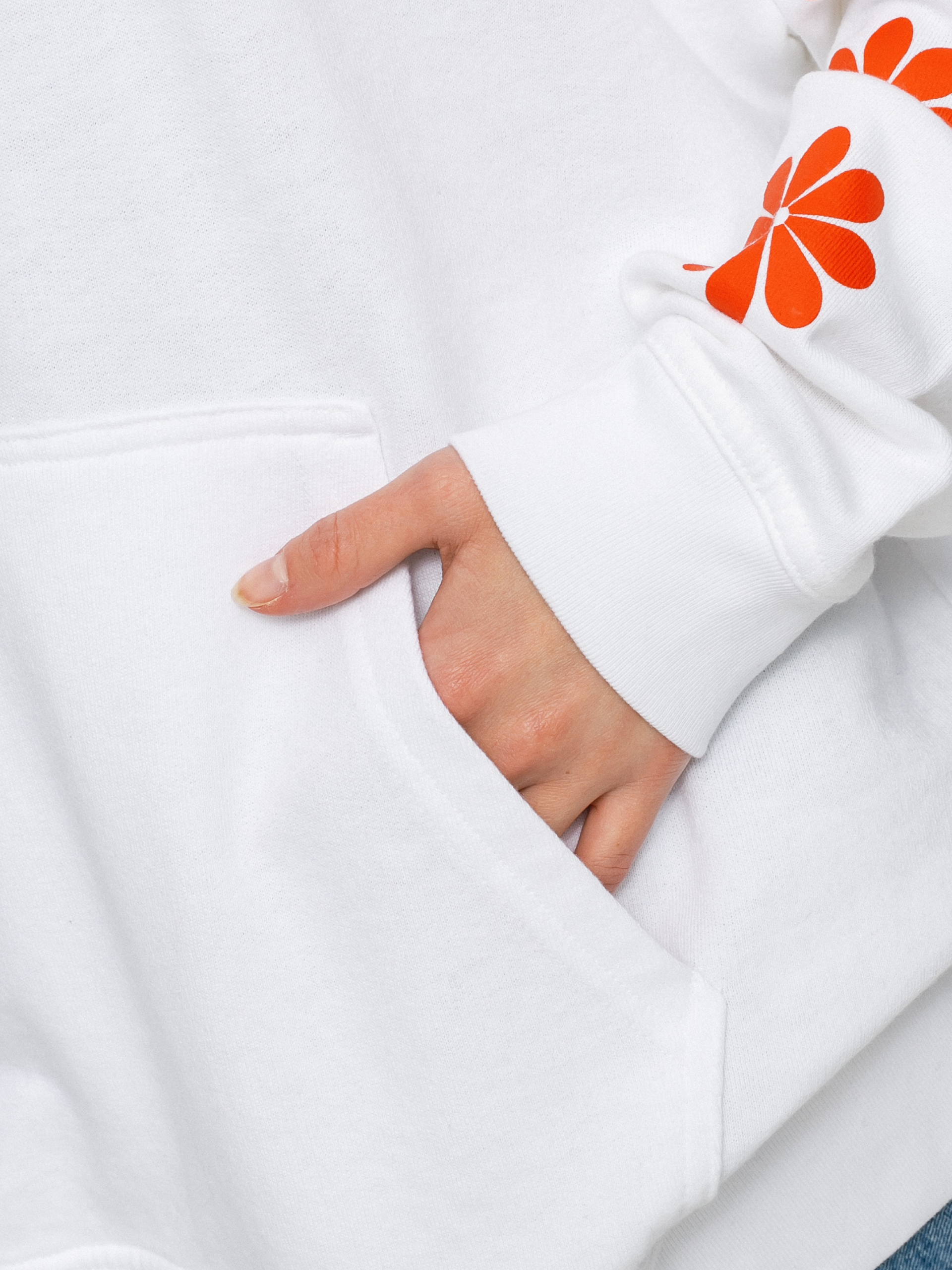 Levi's® Graphic Rider HD Hoodie Wmn (daisy chest hit white)