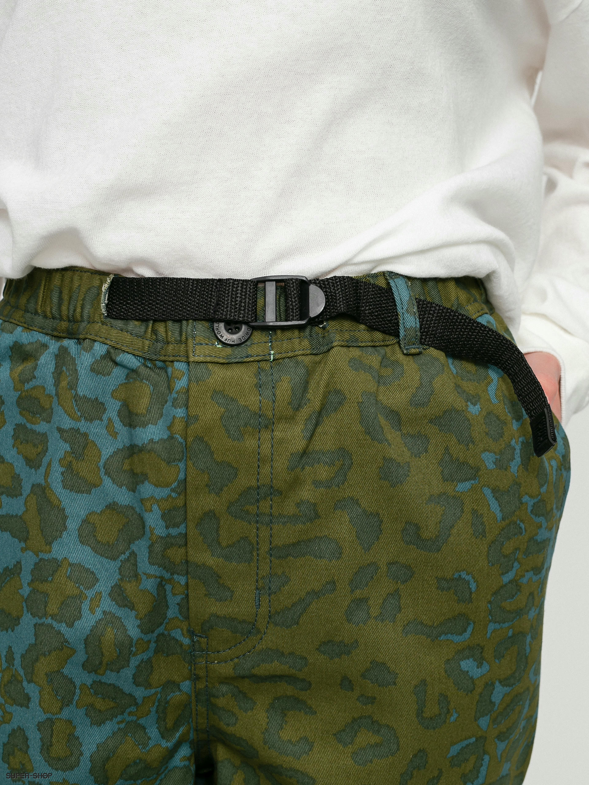 HUF Printed Runyon Pants Wmn (leopard camo)