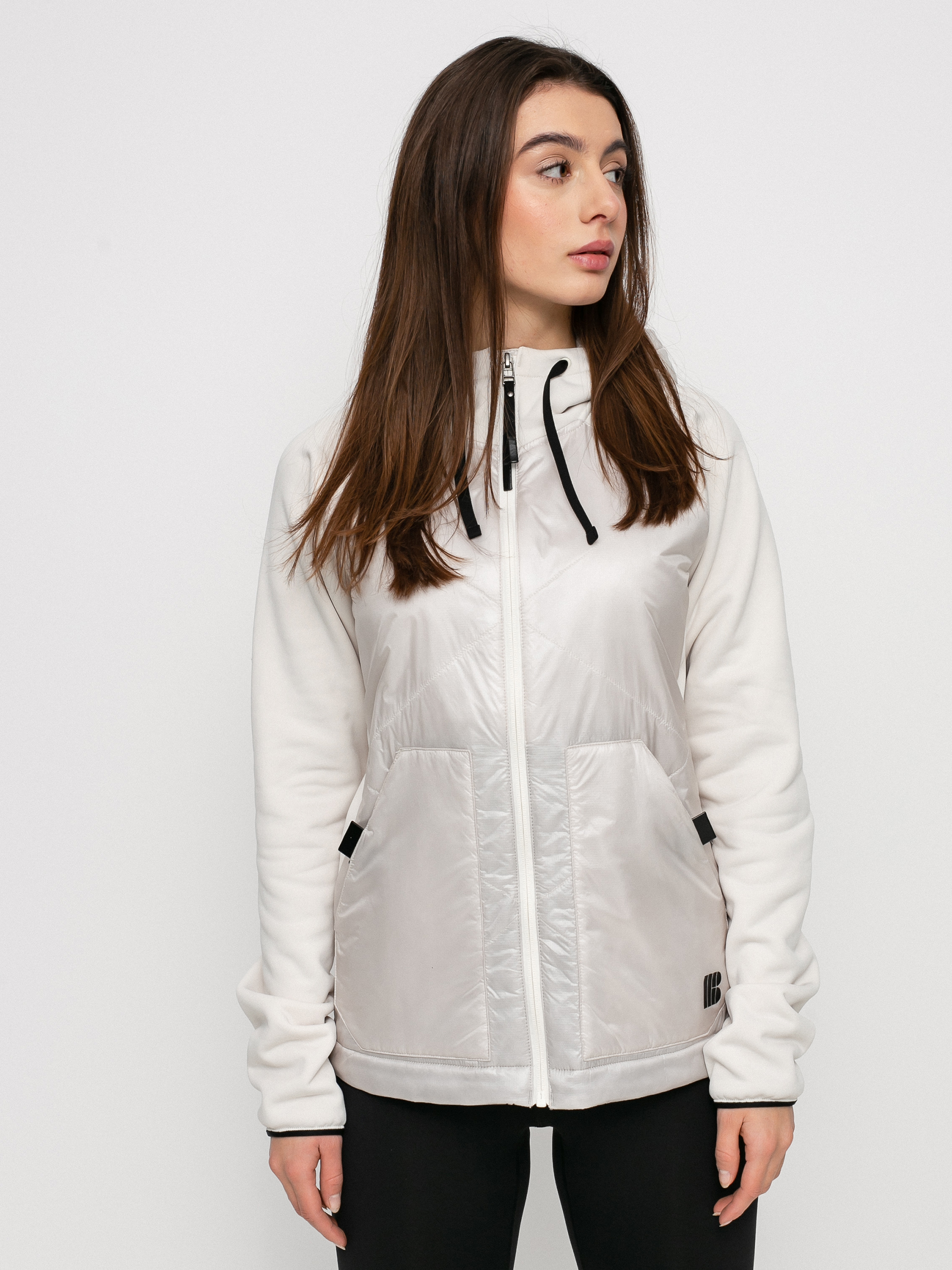 Damen Burton Amora Hybrid Fleecejacke (silver birch)