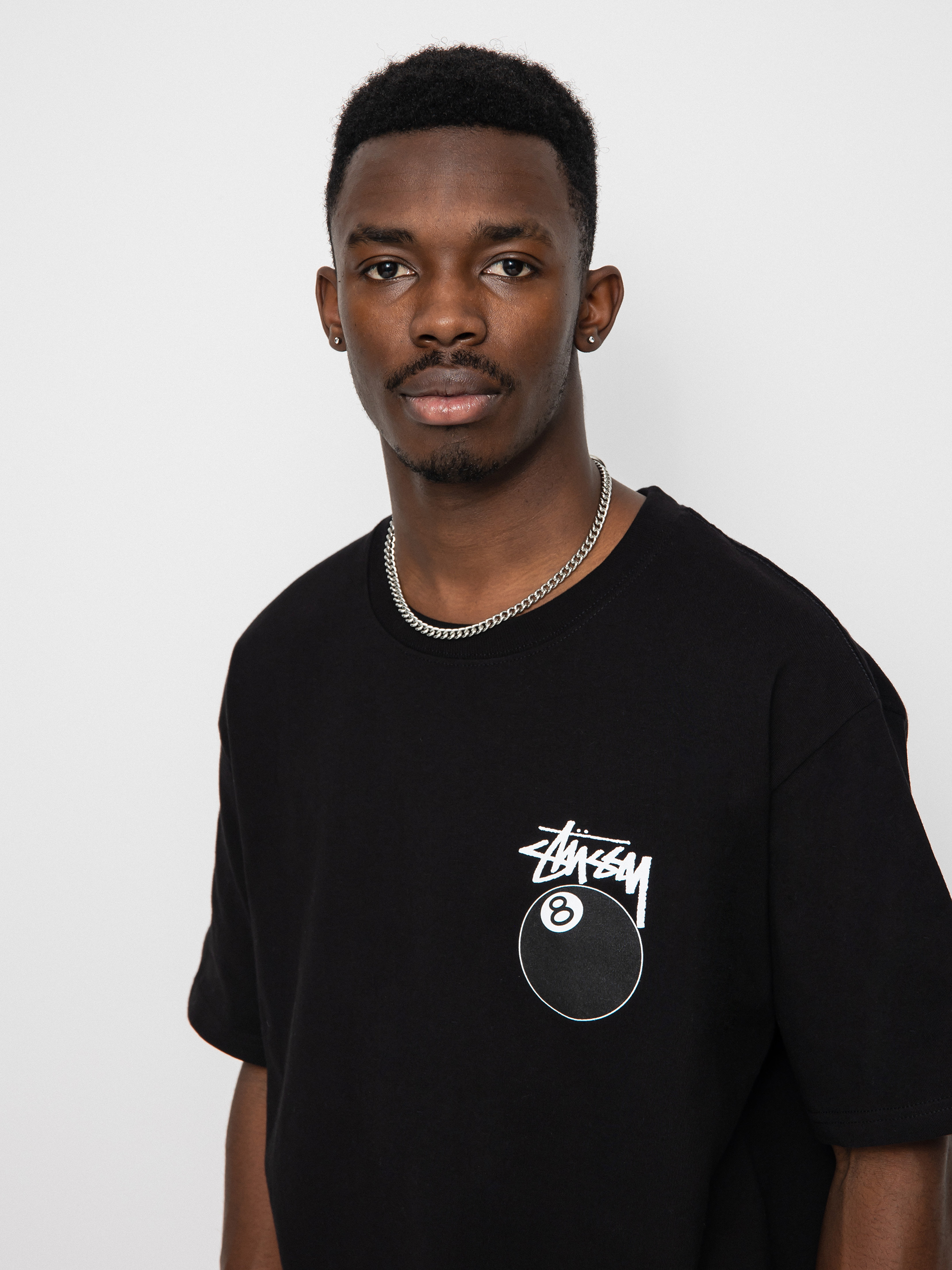 Streetwear Stussy T Shirt Fit Stussy Ball T-shirt Black (black)