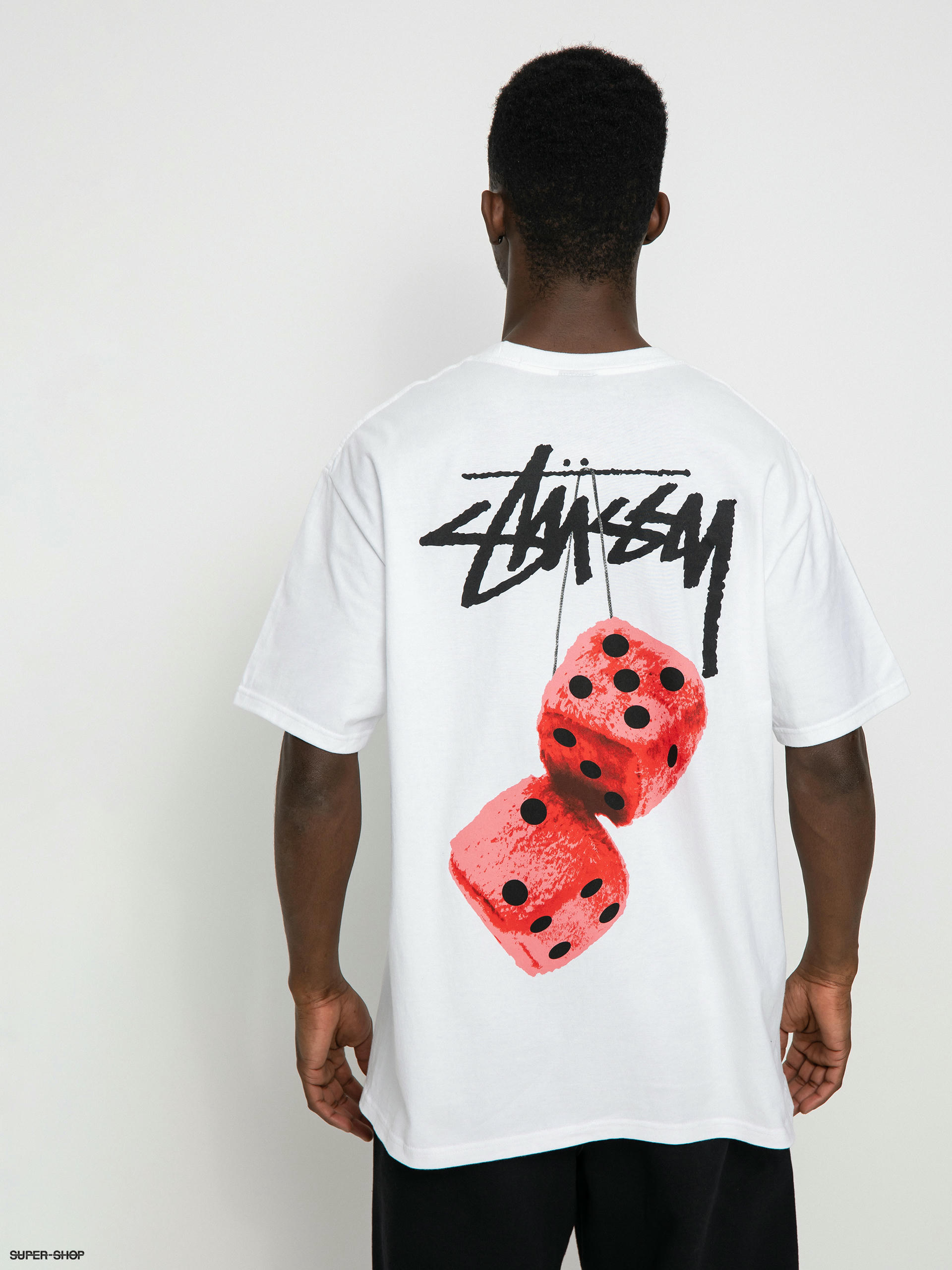 Stussy Fuzzy Dice T-shirt (white)