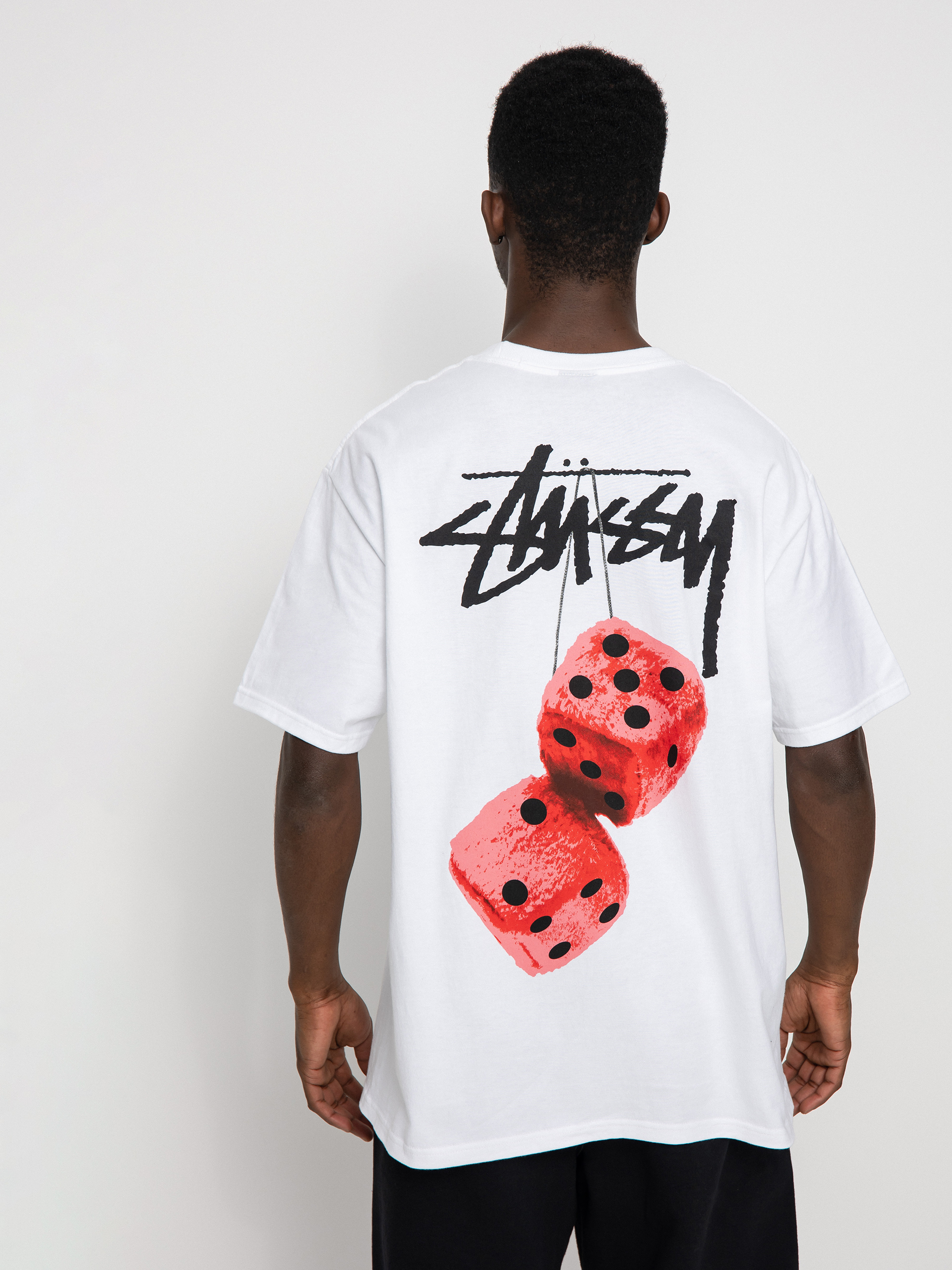 Stussy Fuzzy Dice T-shirt - white (white)
