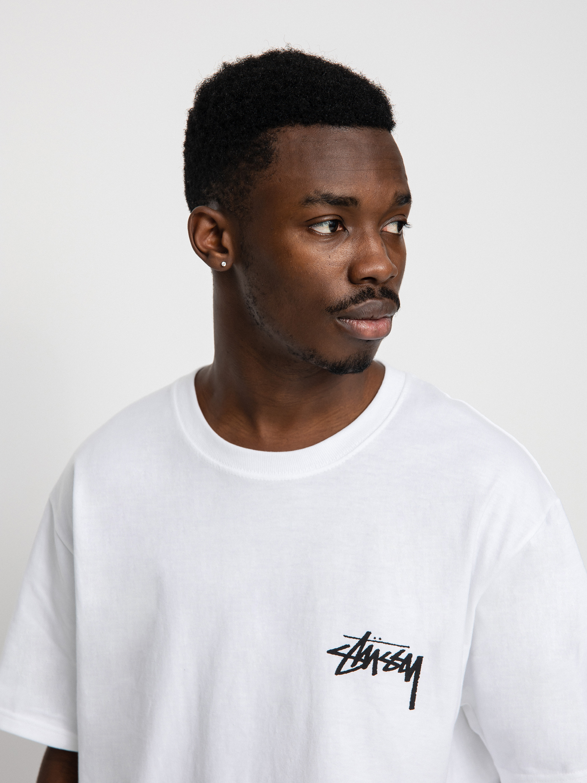 Stussy Fuzzy Dice T-shirt (white)