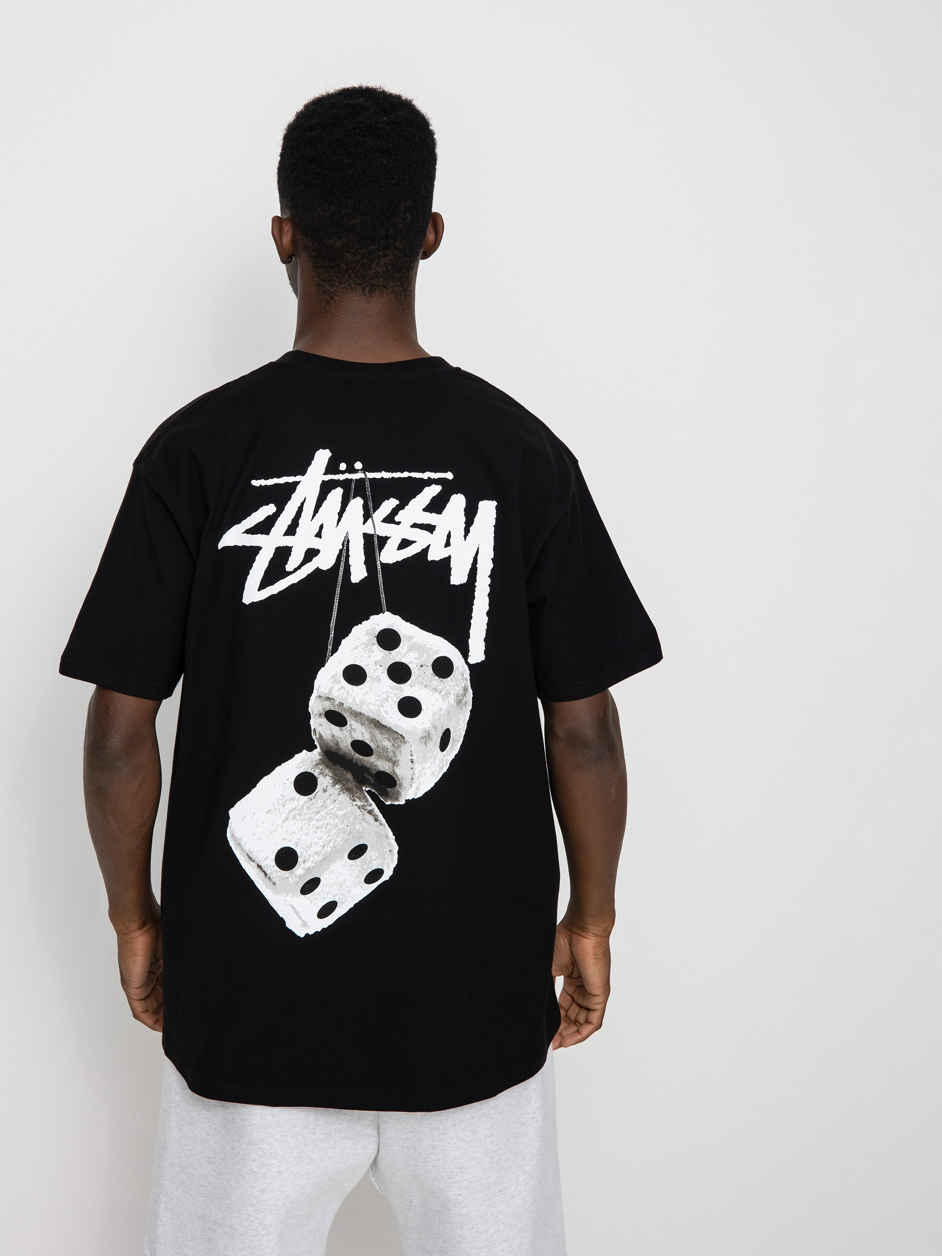 Stussy Fuzzy Dice T-shirt (black)