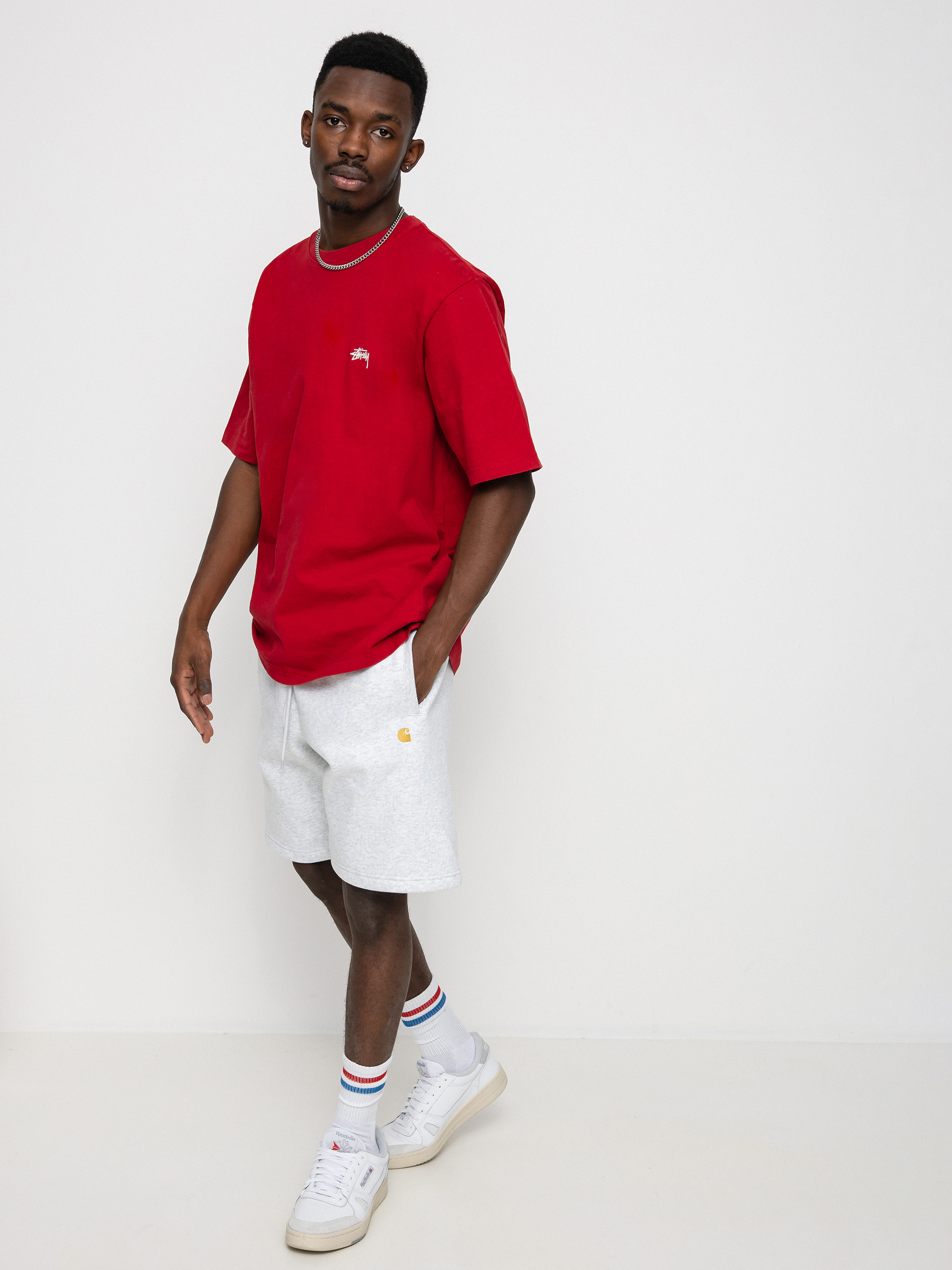 Stussy Stock Logo T-shirt (red)