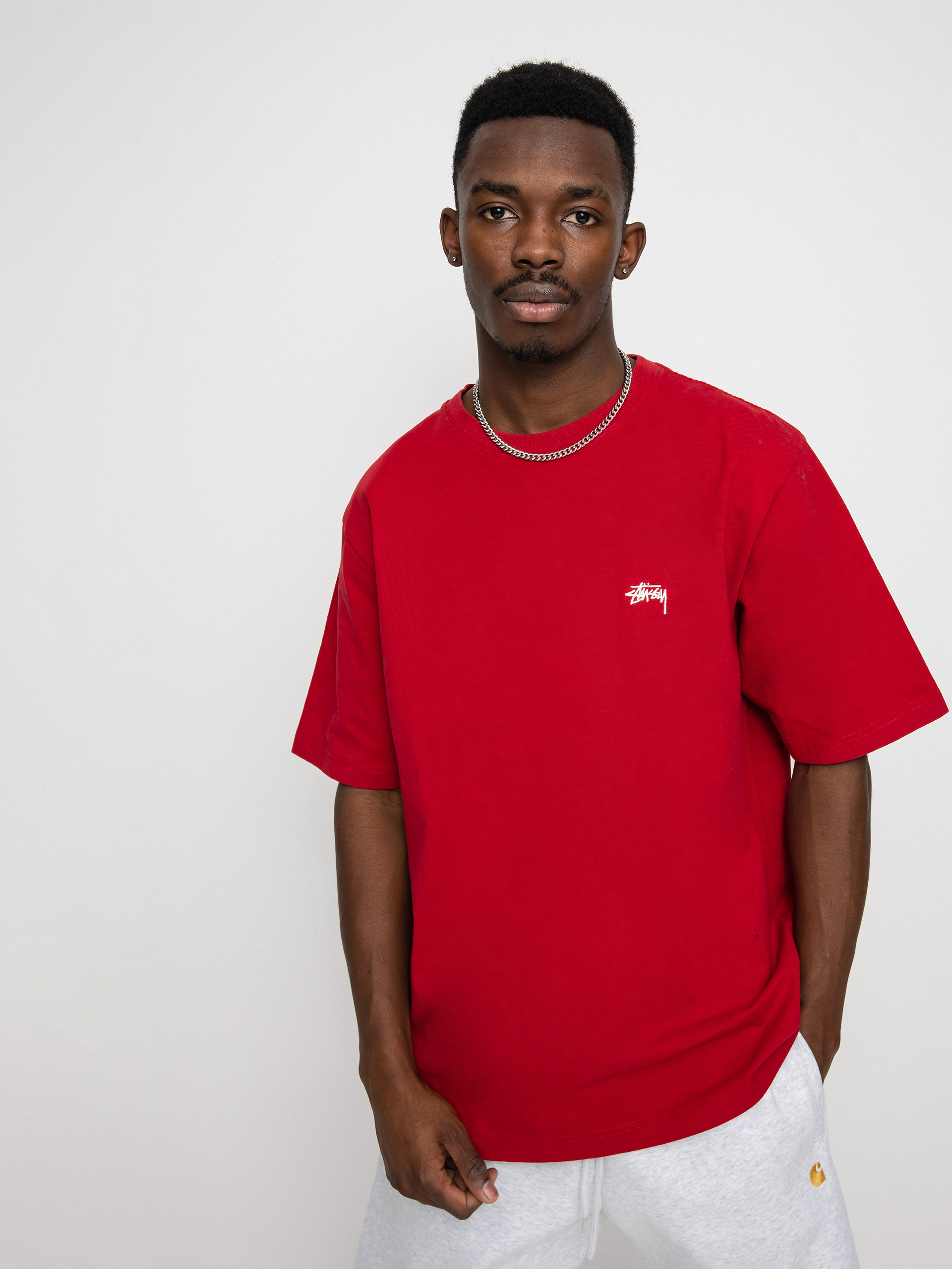 Stussy Stock Logo T-shirt (red)